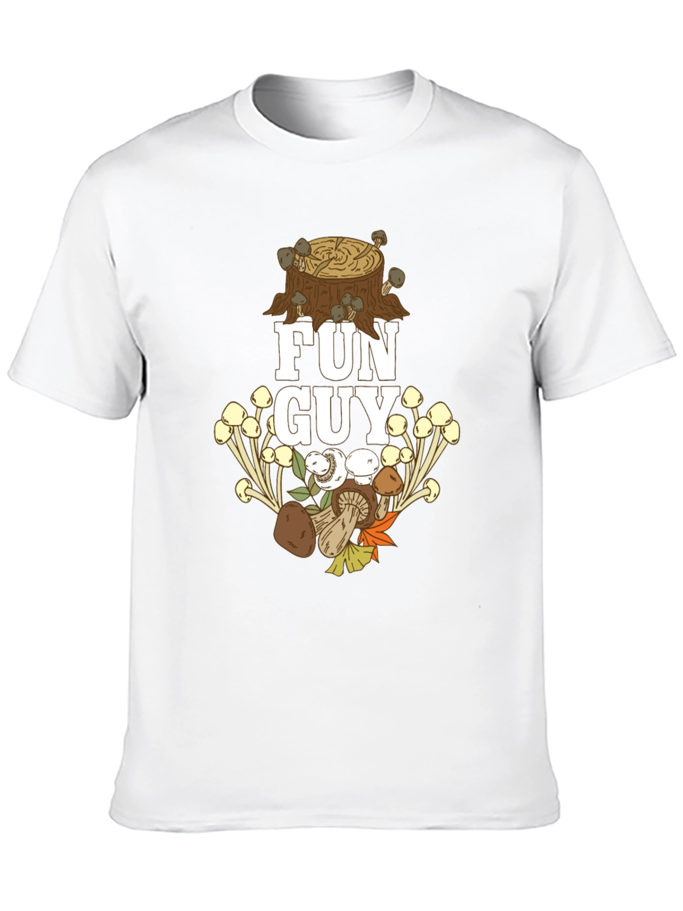 Fun Guy Mushroom T-Shirt - Nature Lover Apparel