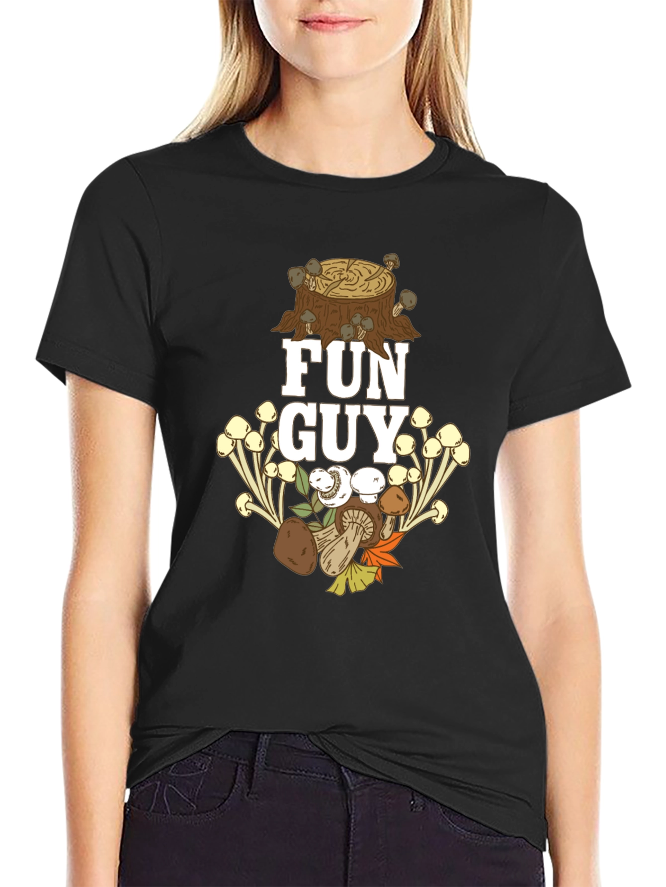 Fun Guy Mushroom T-Shirt - Nature Lover Apparel