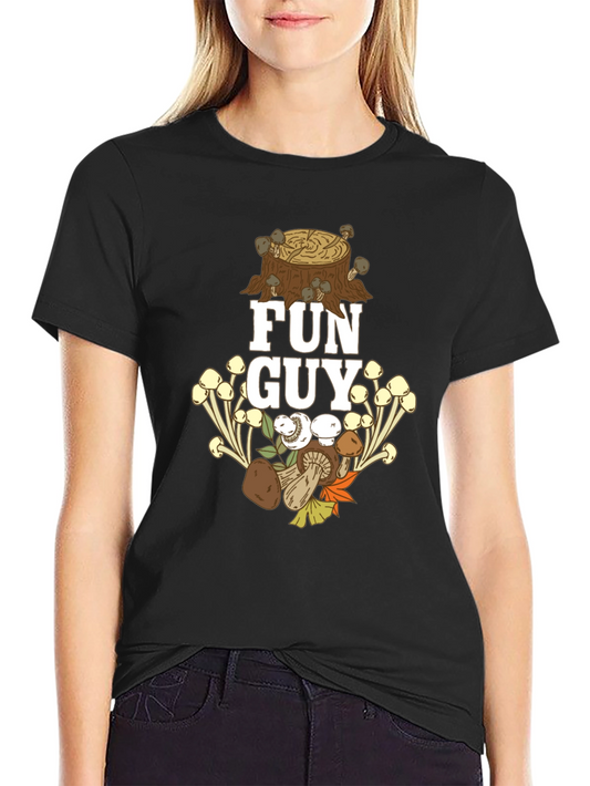 Fun Guy Mushroom T-Shirt - Nature Lover Apparel