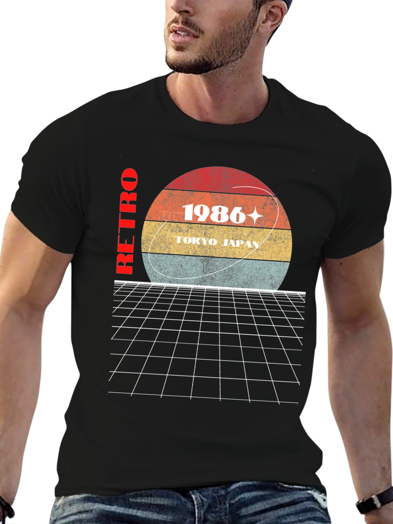 Retro 1986 Tokyo Graphic T-Shirt