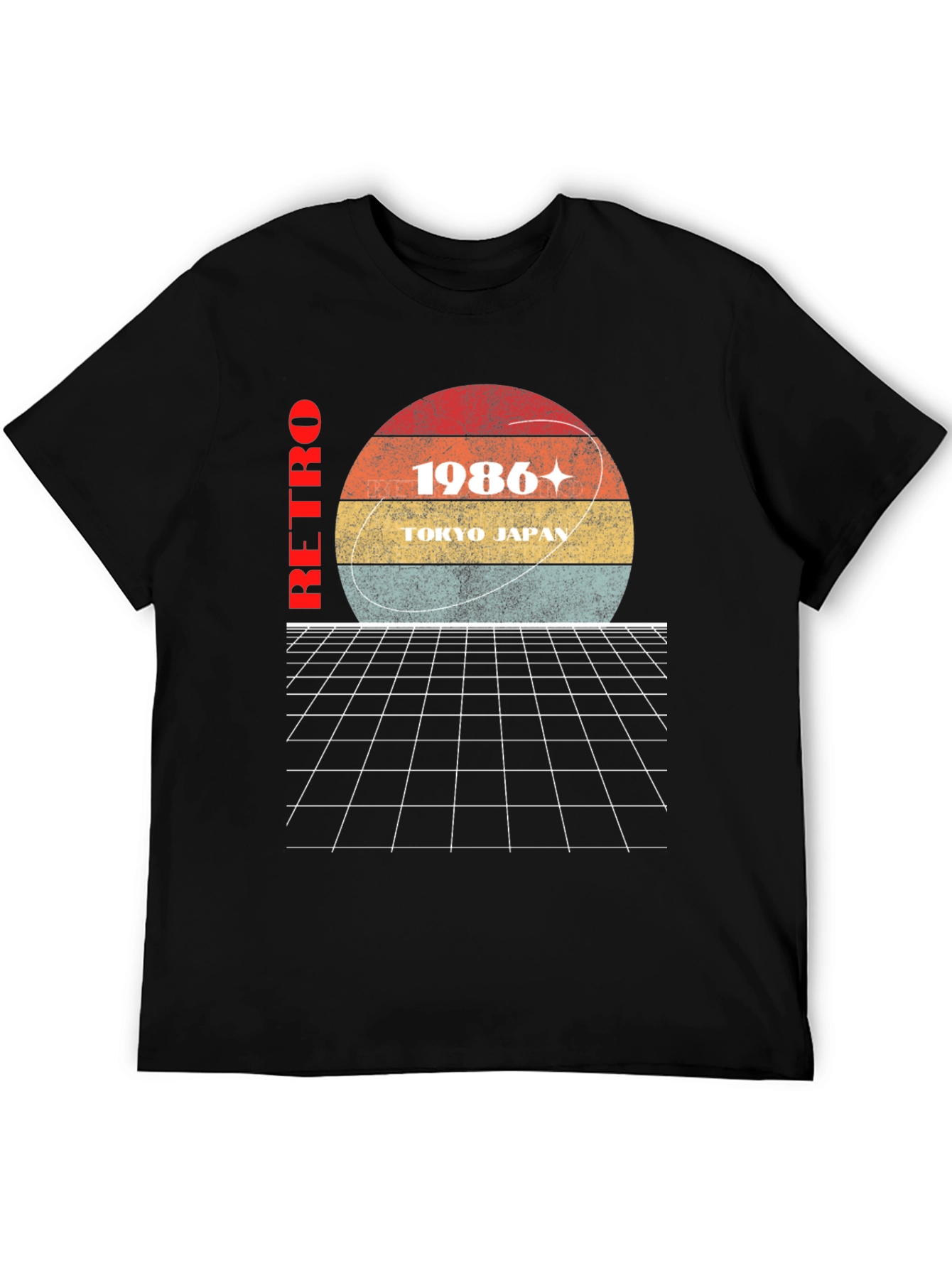Retro 1986 Tokyo Graphic T-Shirt