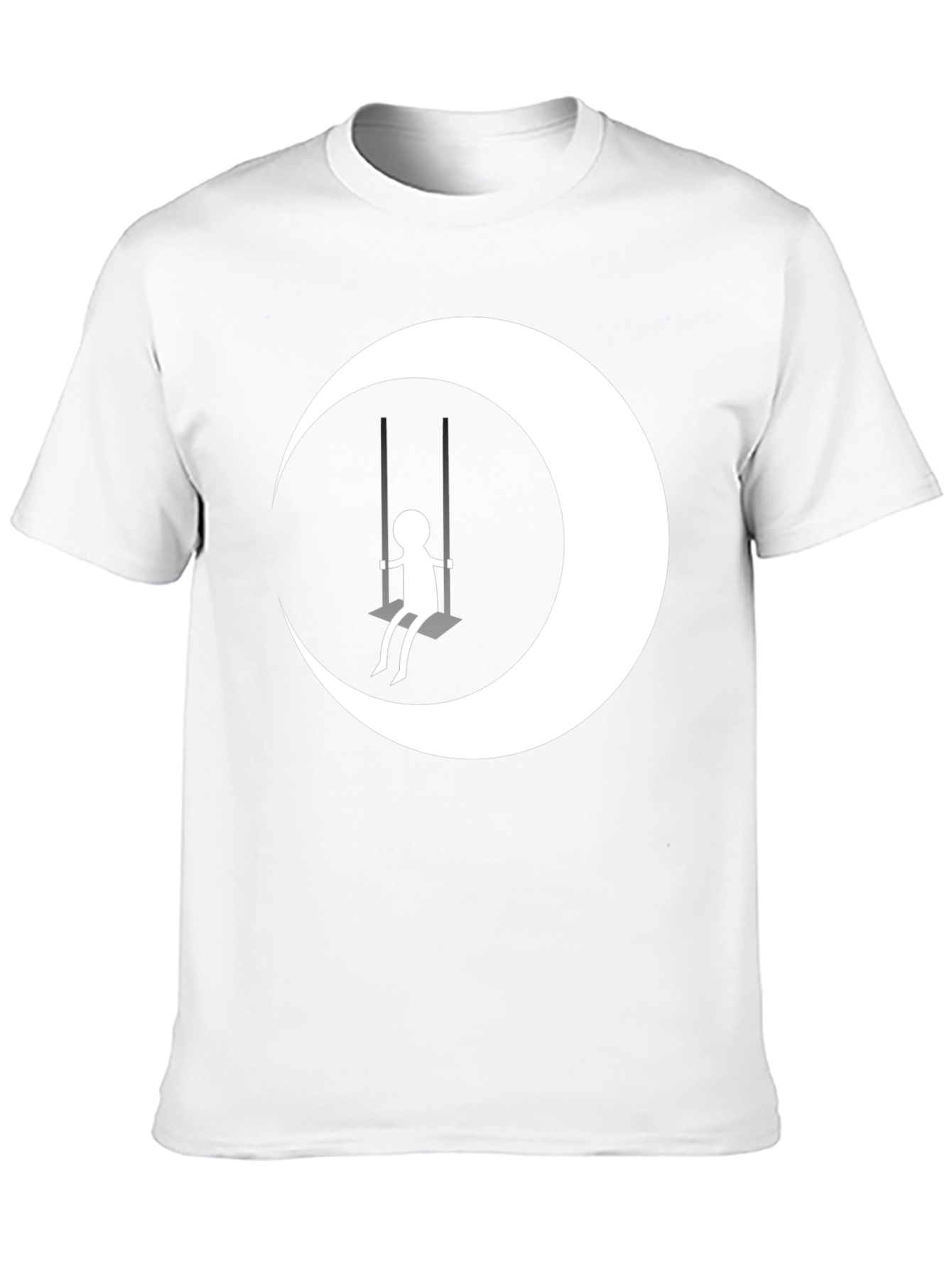 Moon Swing Graphic T-Shirt - Black