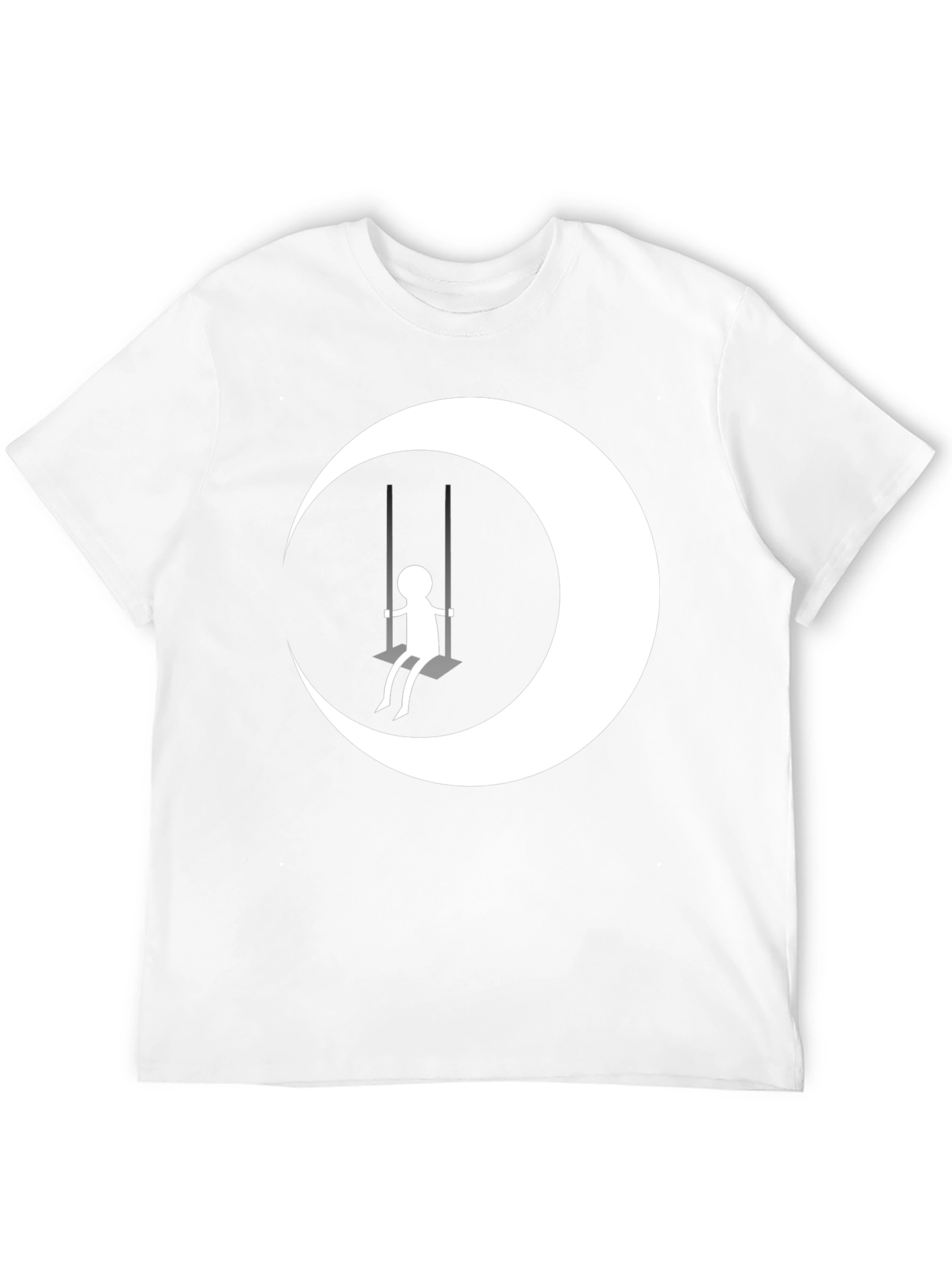 Moon Swing Graphic T-Shirt - Black