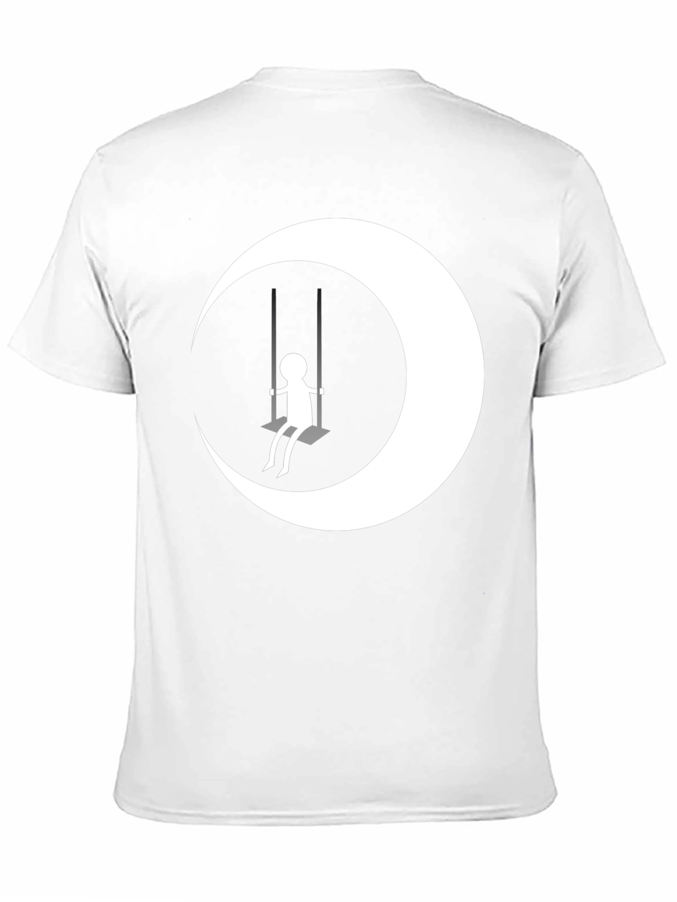 Moon Swing Graphic T-Shirt - Black