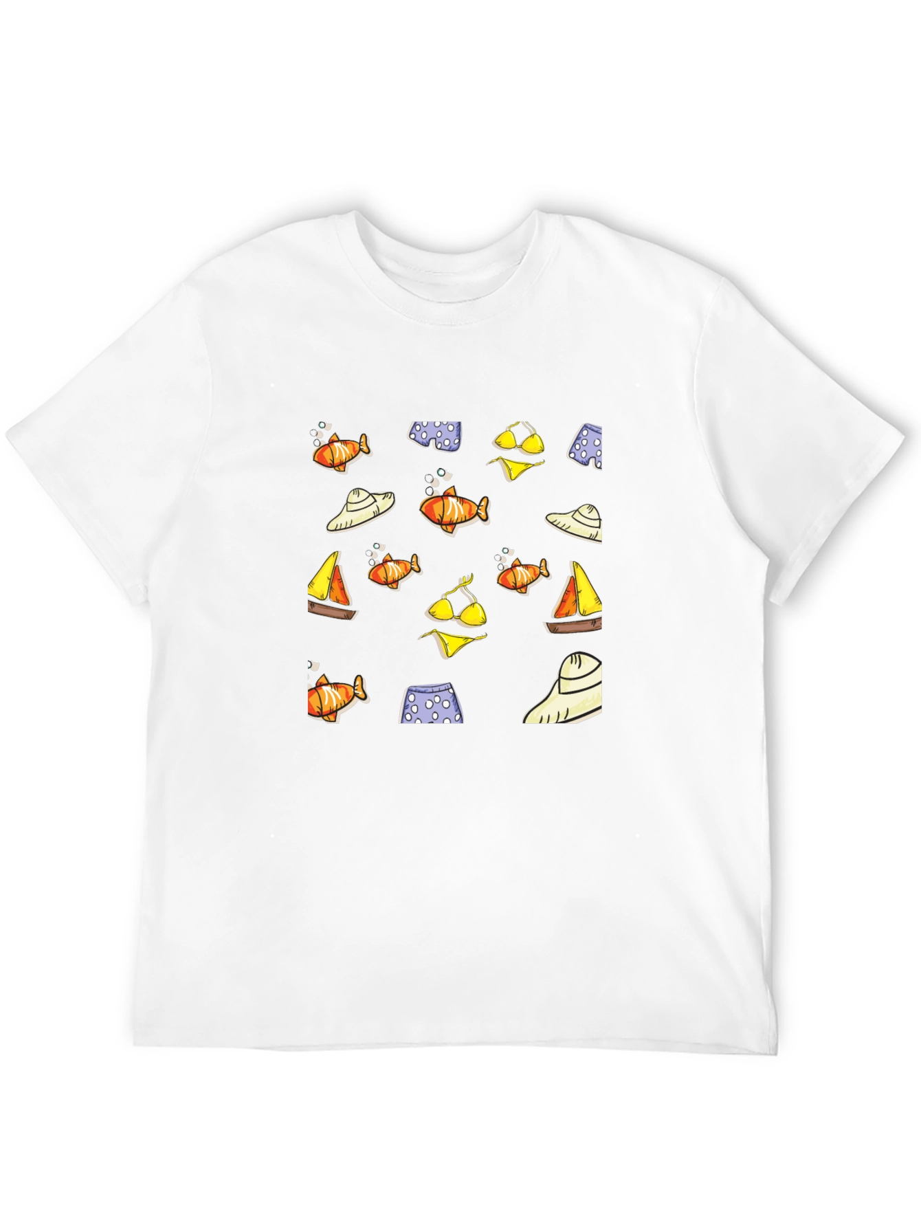 Fun Summer Pattern T-Shirt
