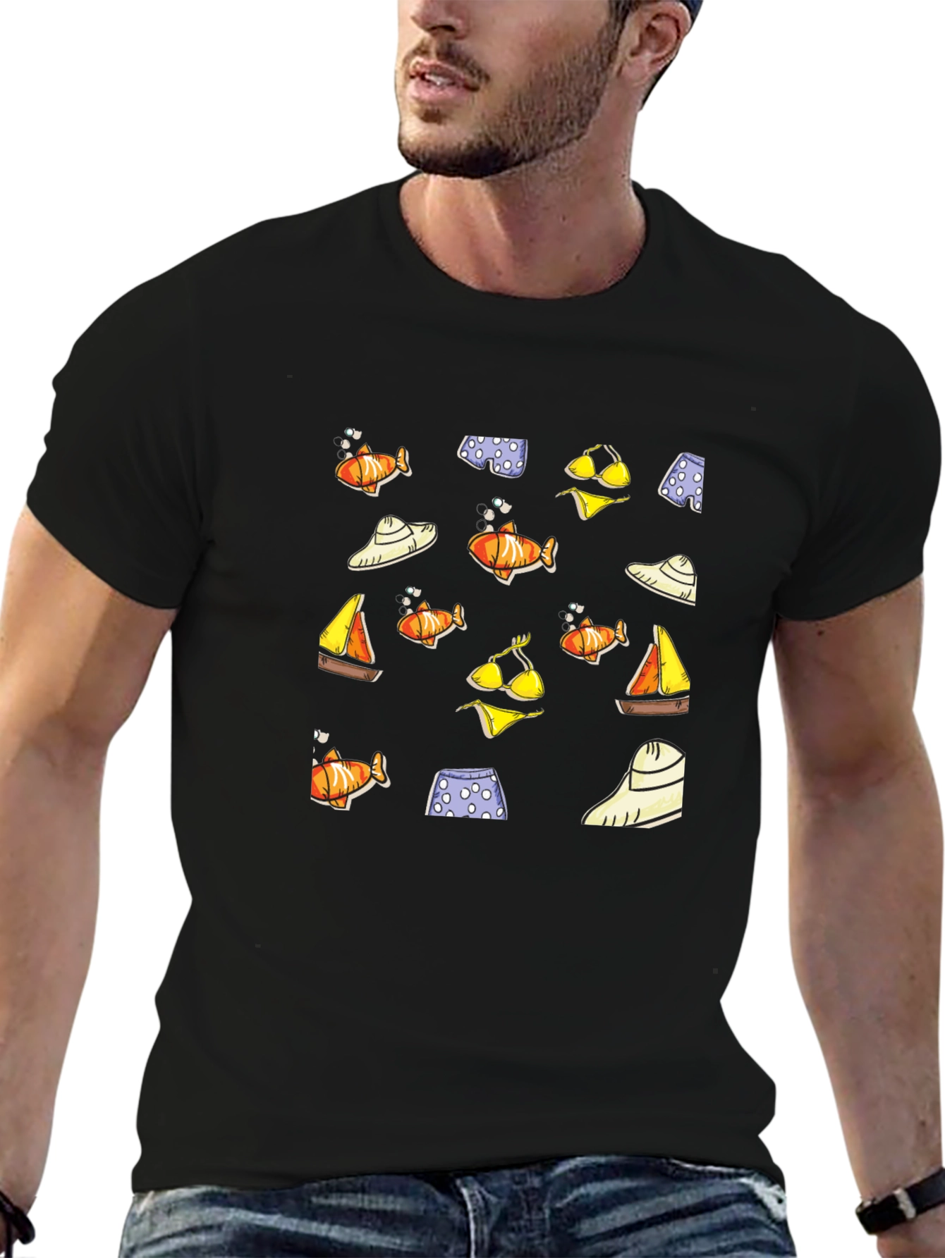 Fun Summer Pattern T-Shirt