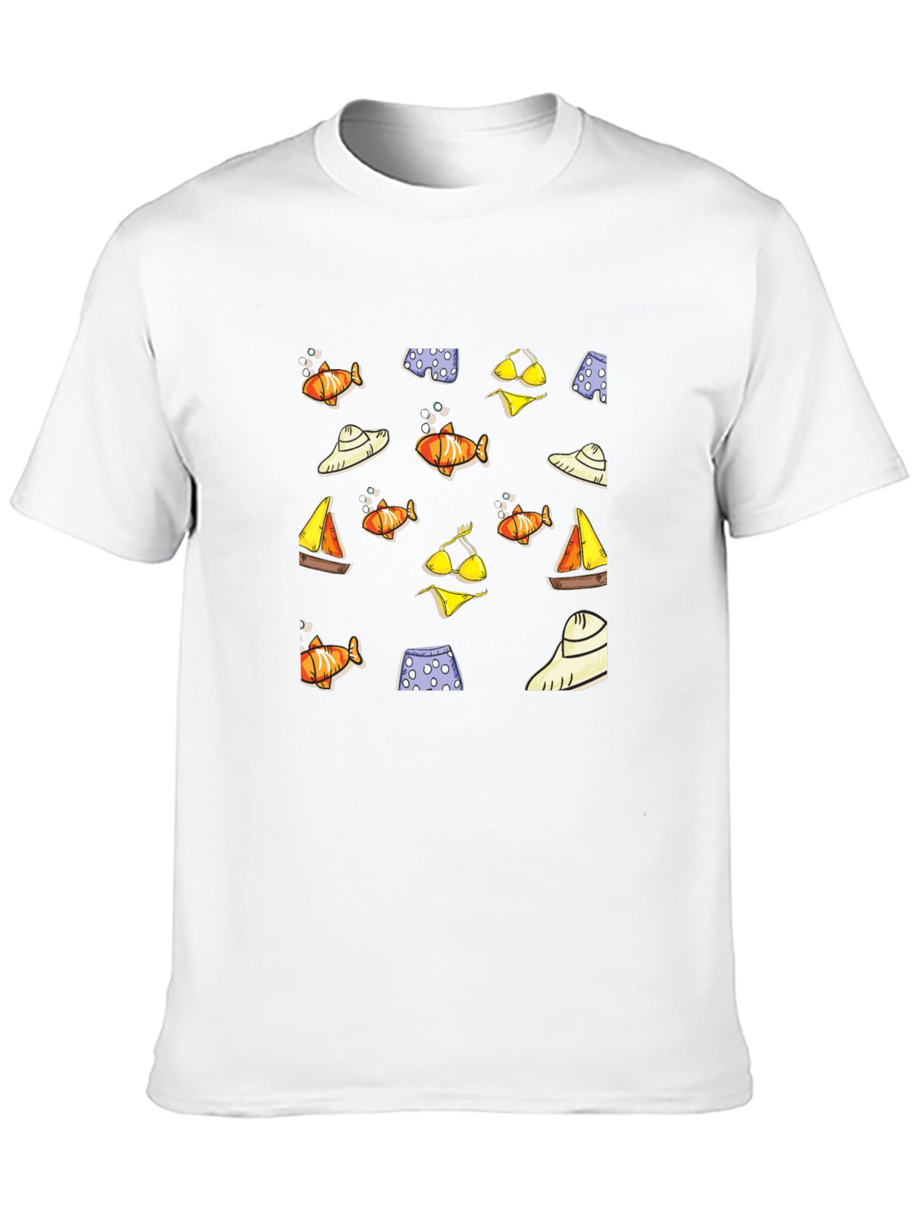 Fun Summer Pattern T-Shirt