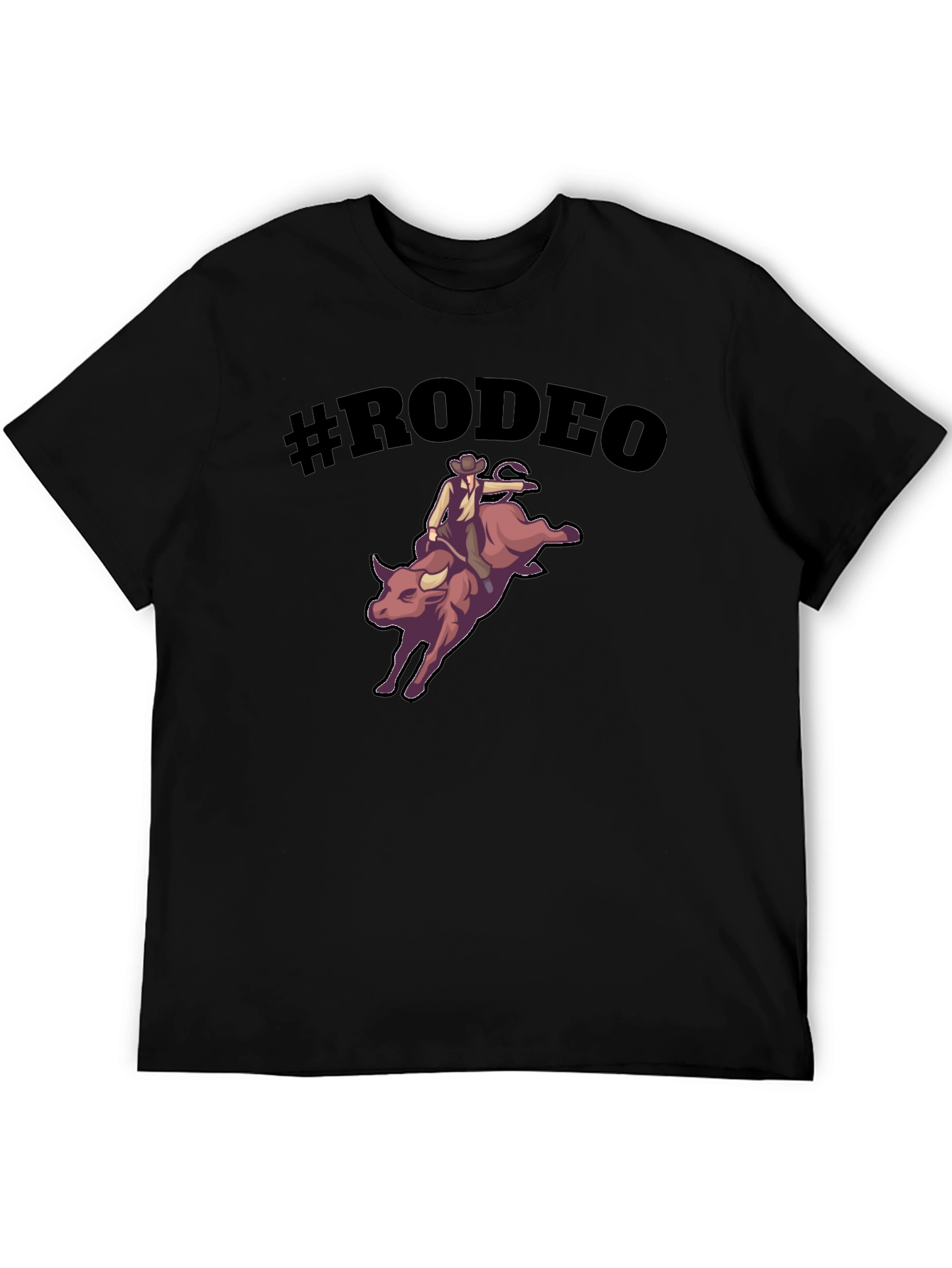 Rodeo Bull Riding Graphic T-Shirt