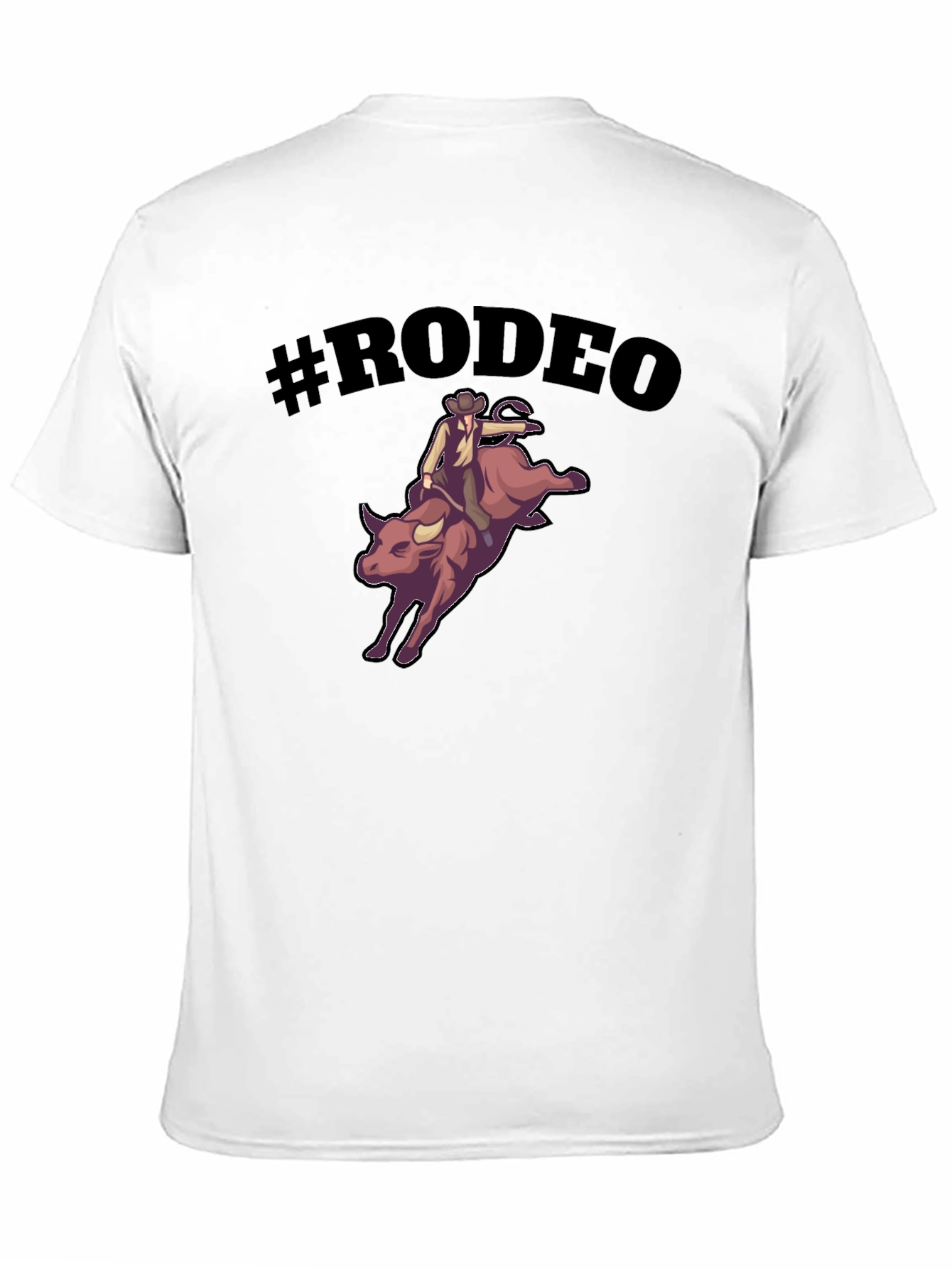 Rodeo Bull Riding Graphic T-Shirt