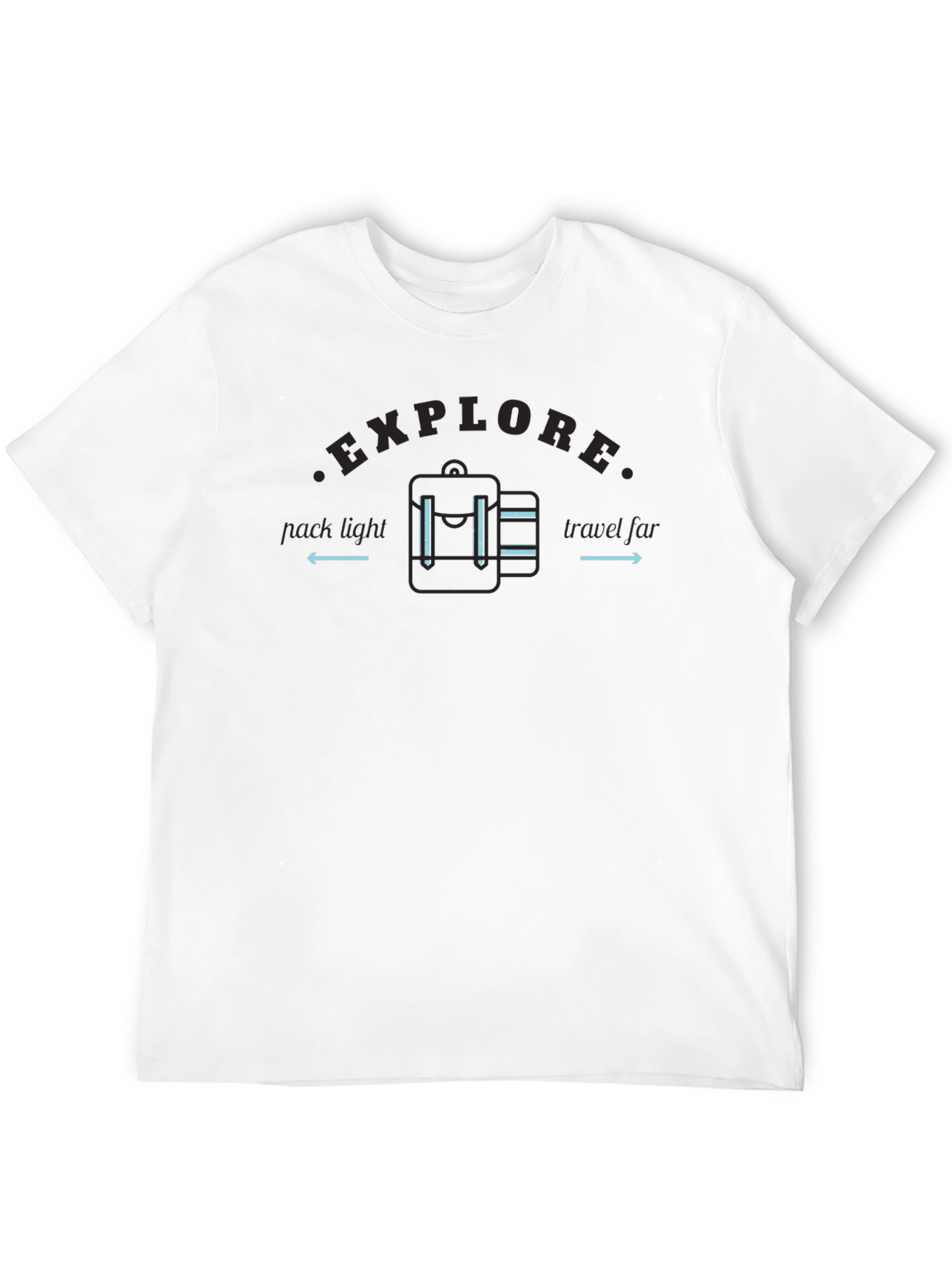 Explore Graphic Print Crew Neck T-Shirt