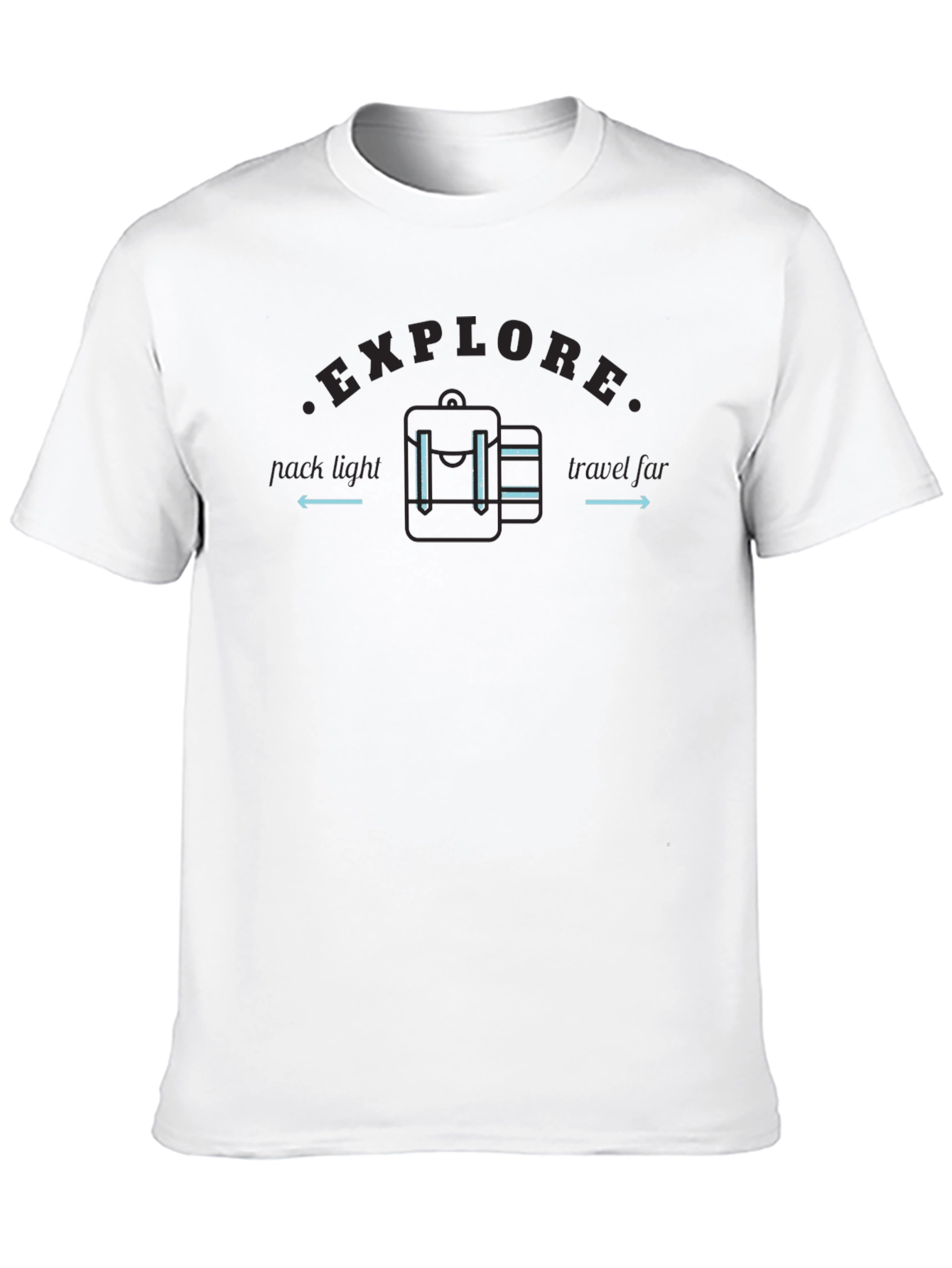 Explore Graphic Print Crew Neck T-Shirt