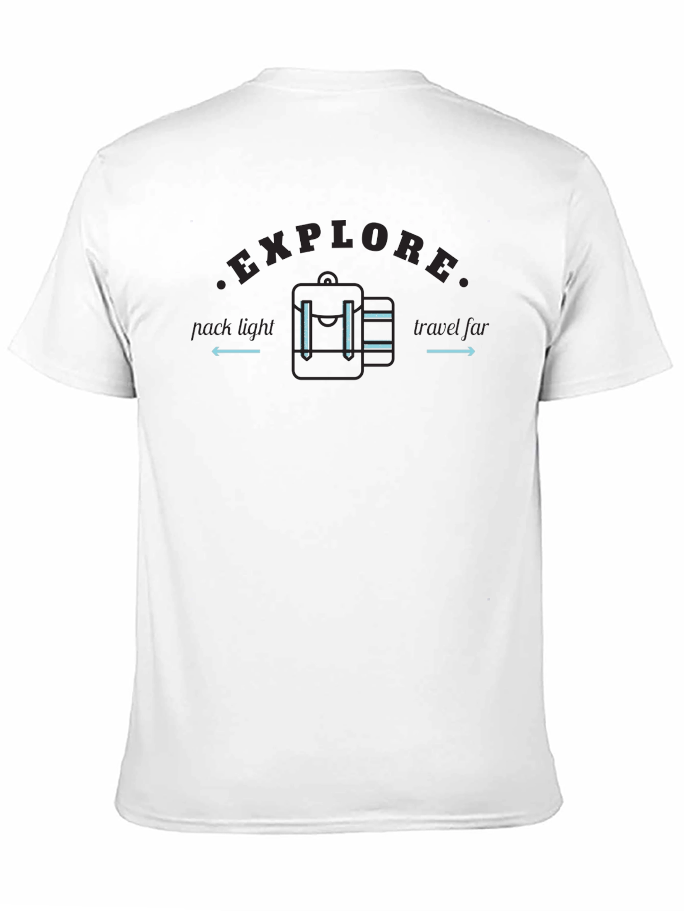 Explore Graphic Print Crew Neck T-Shirt