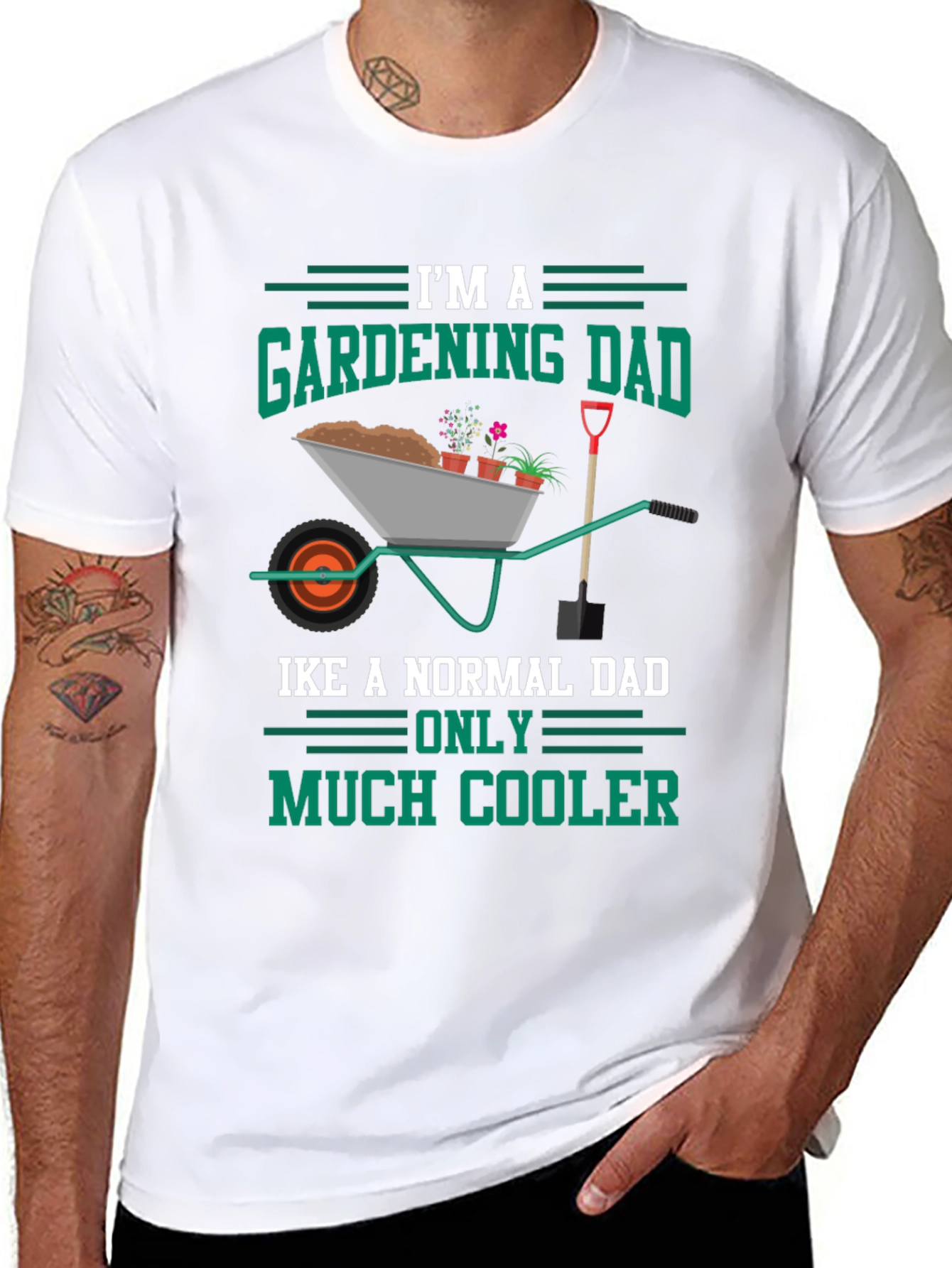 Gardening Dad Graphic Tee - Cool Dad Shirt