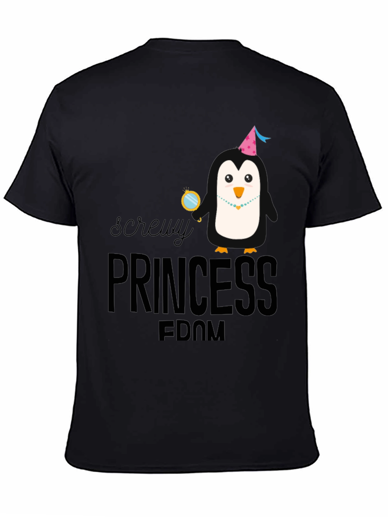 Screw-y Princess Penguin T-Shirt - Quirky Fun Top