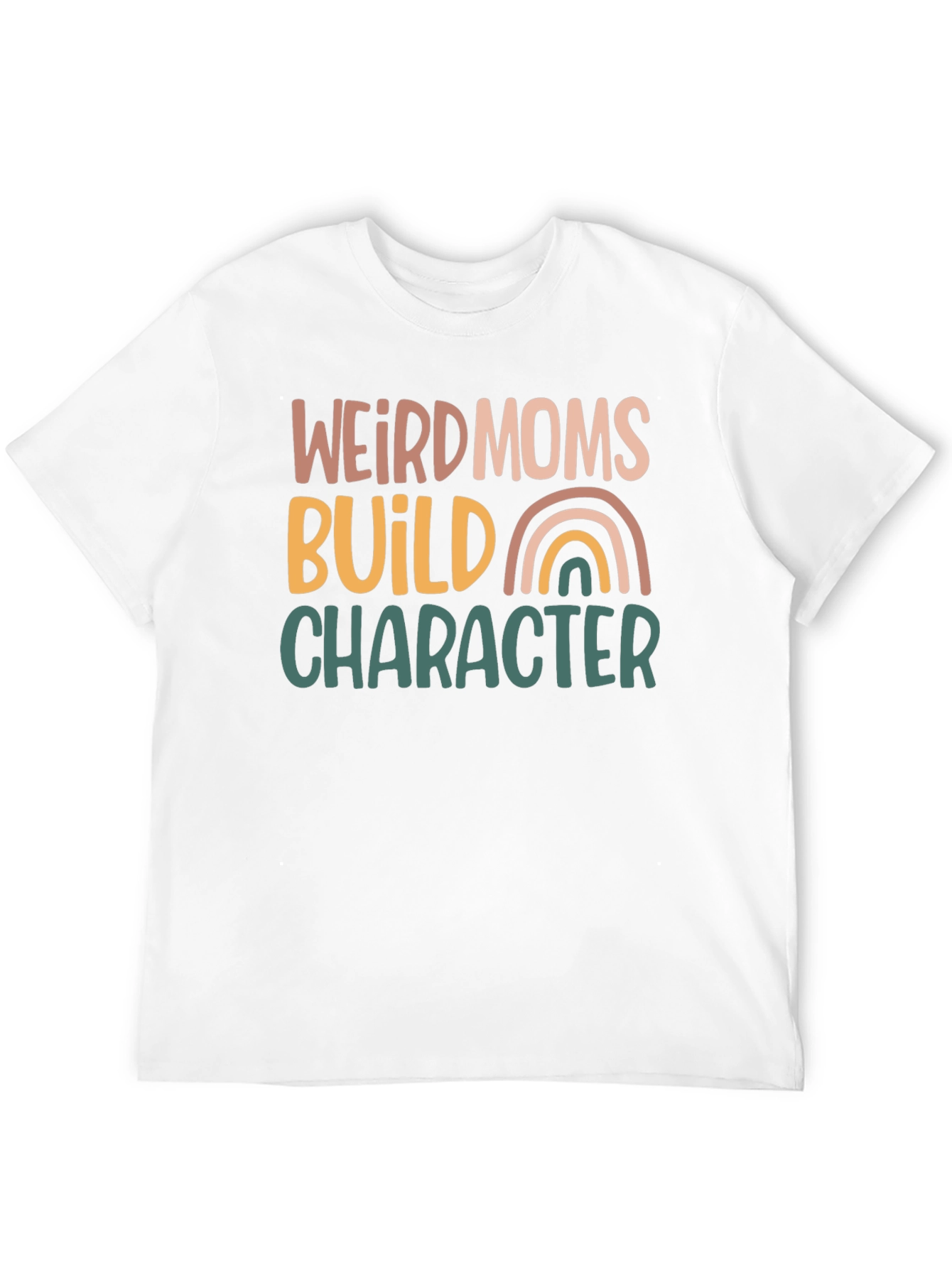 Weird Moms Build Character Graphic Tee