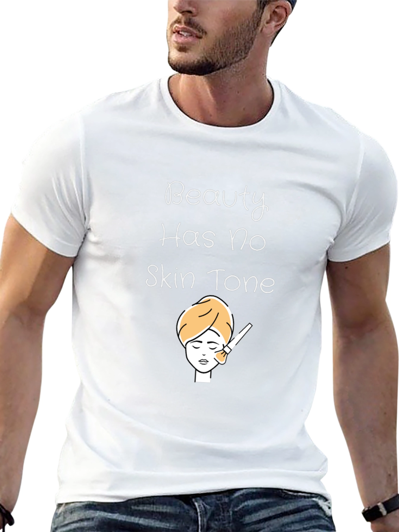Beauty Has No Skin Tone Graphic T-Shirt