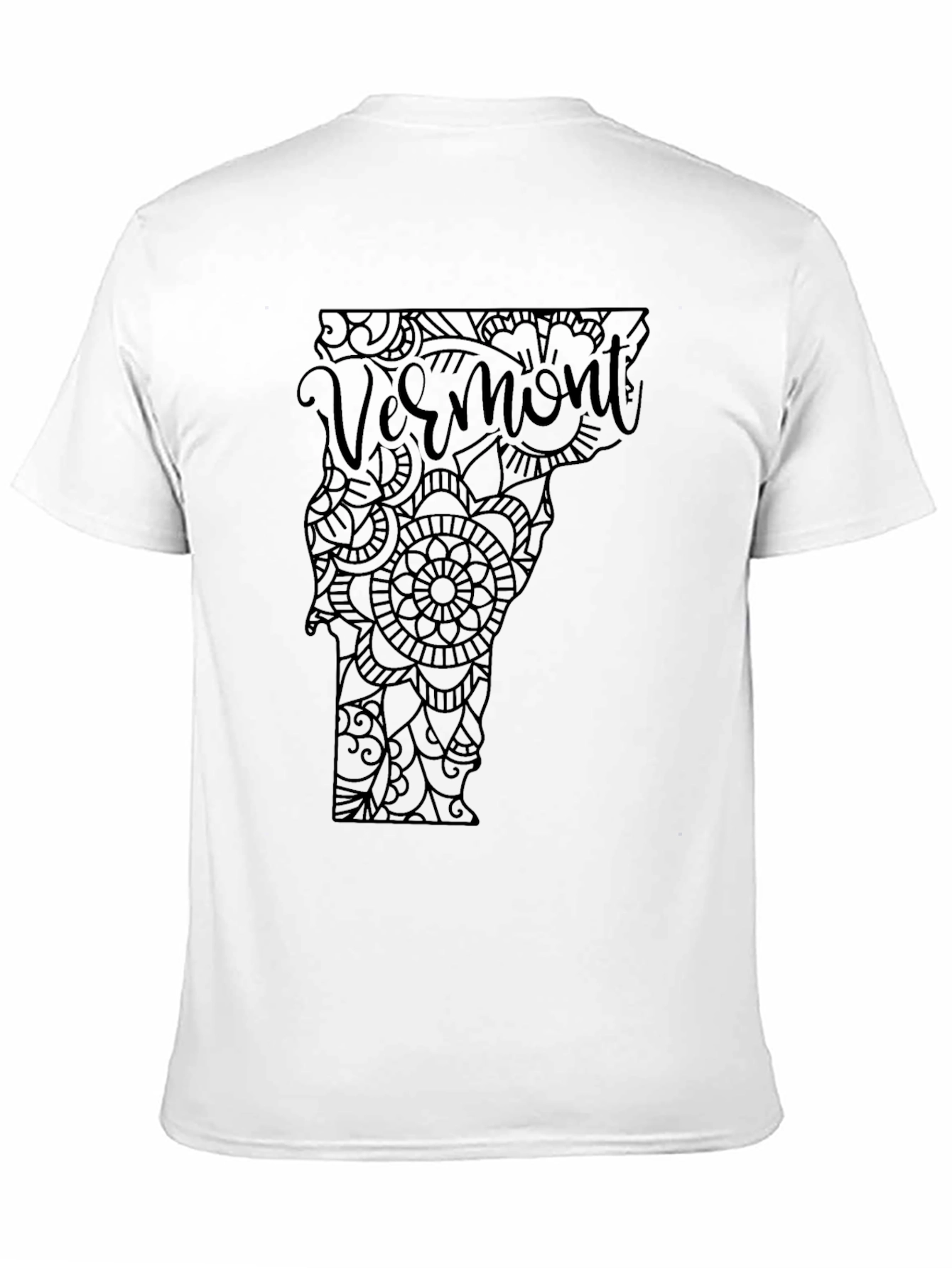 Vermont State Mandala T-Shirt