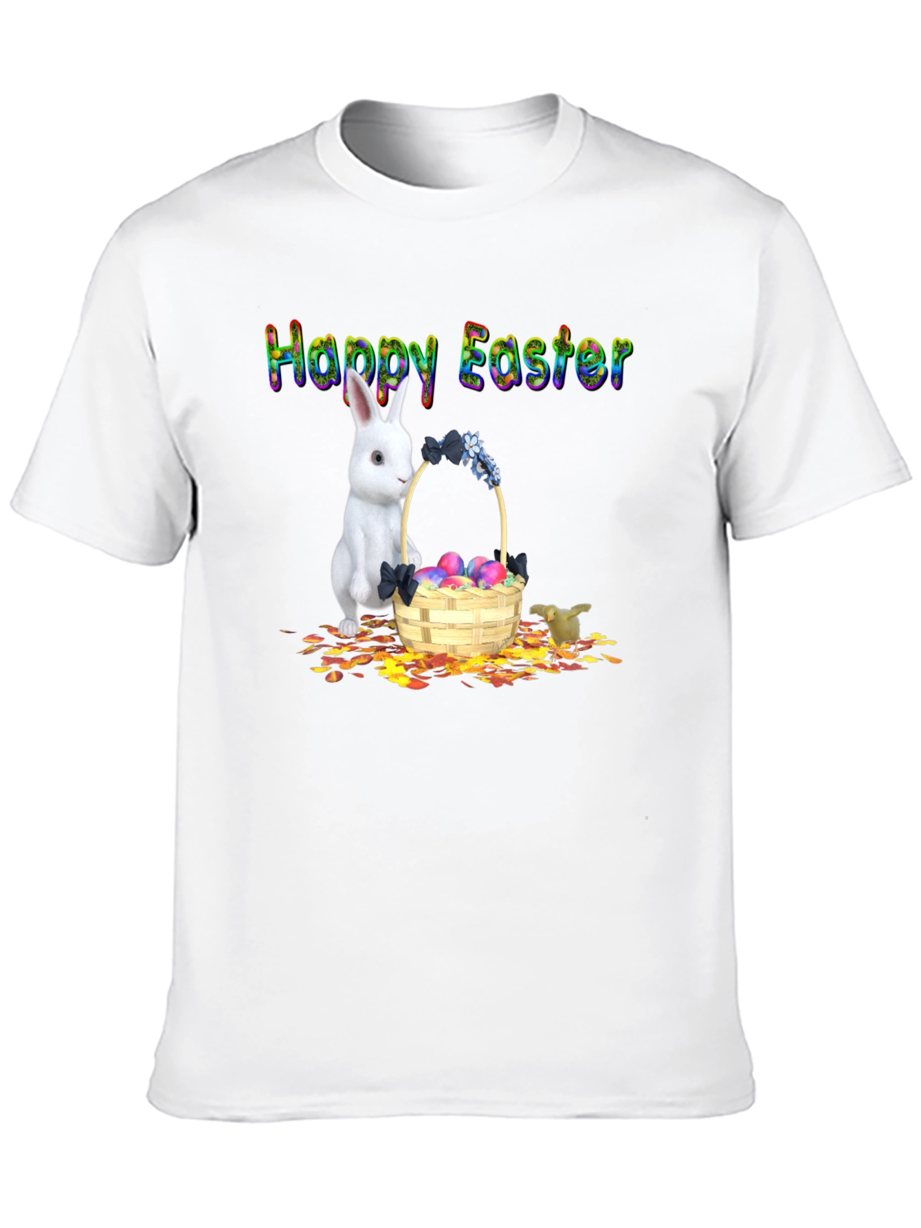 Happy Easter Bunny Basket T-Shirt