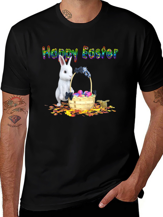 Happy Easter Bunny Basket T-Shirt