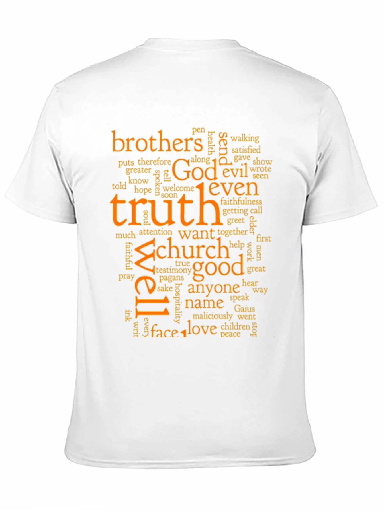 Truth & Faith Word Art Graphic T-Shirt