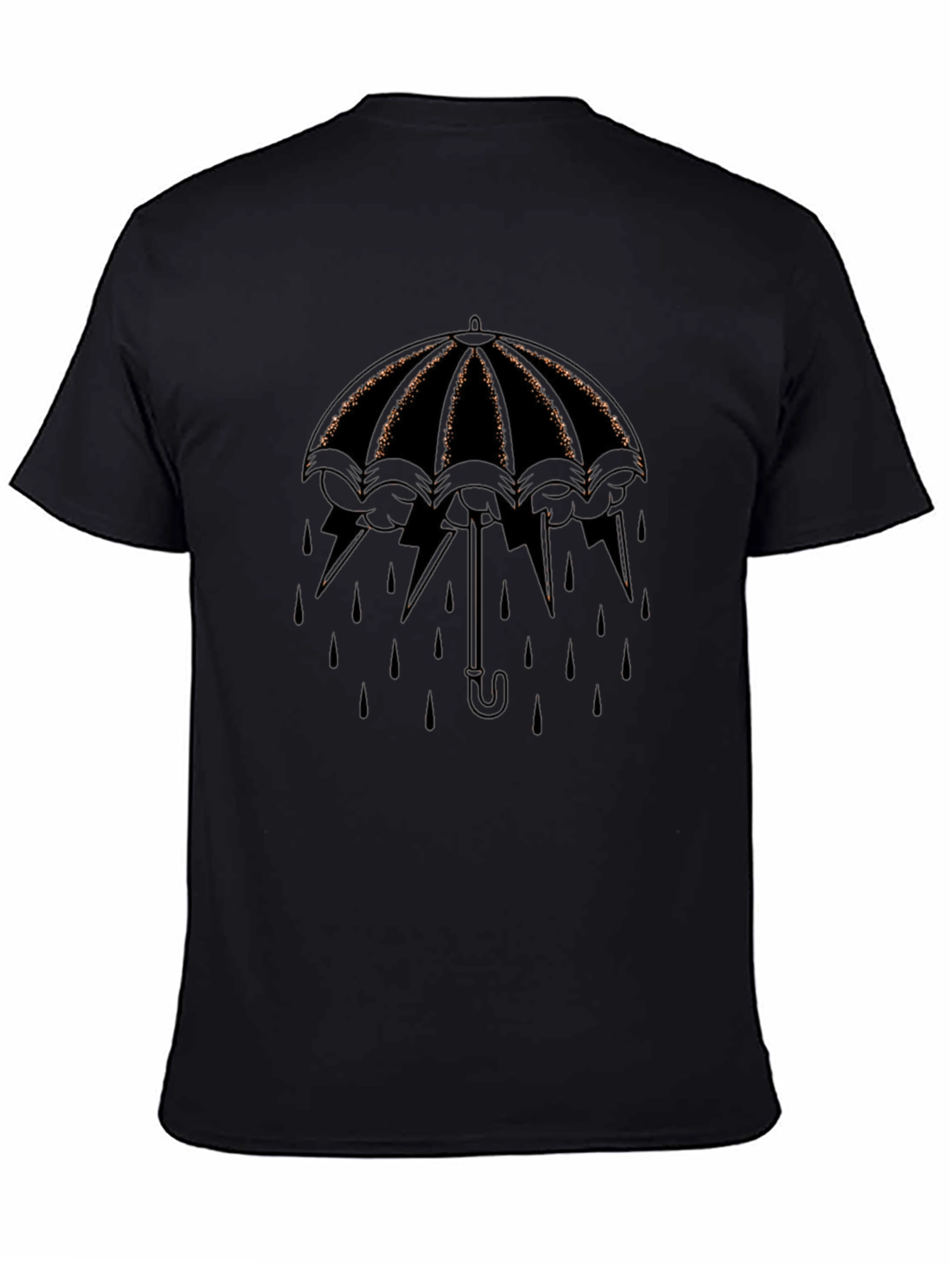 Umbrella Lightning T-Shirt - Stylish Weather Protection