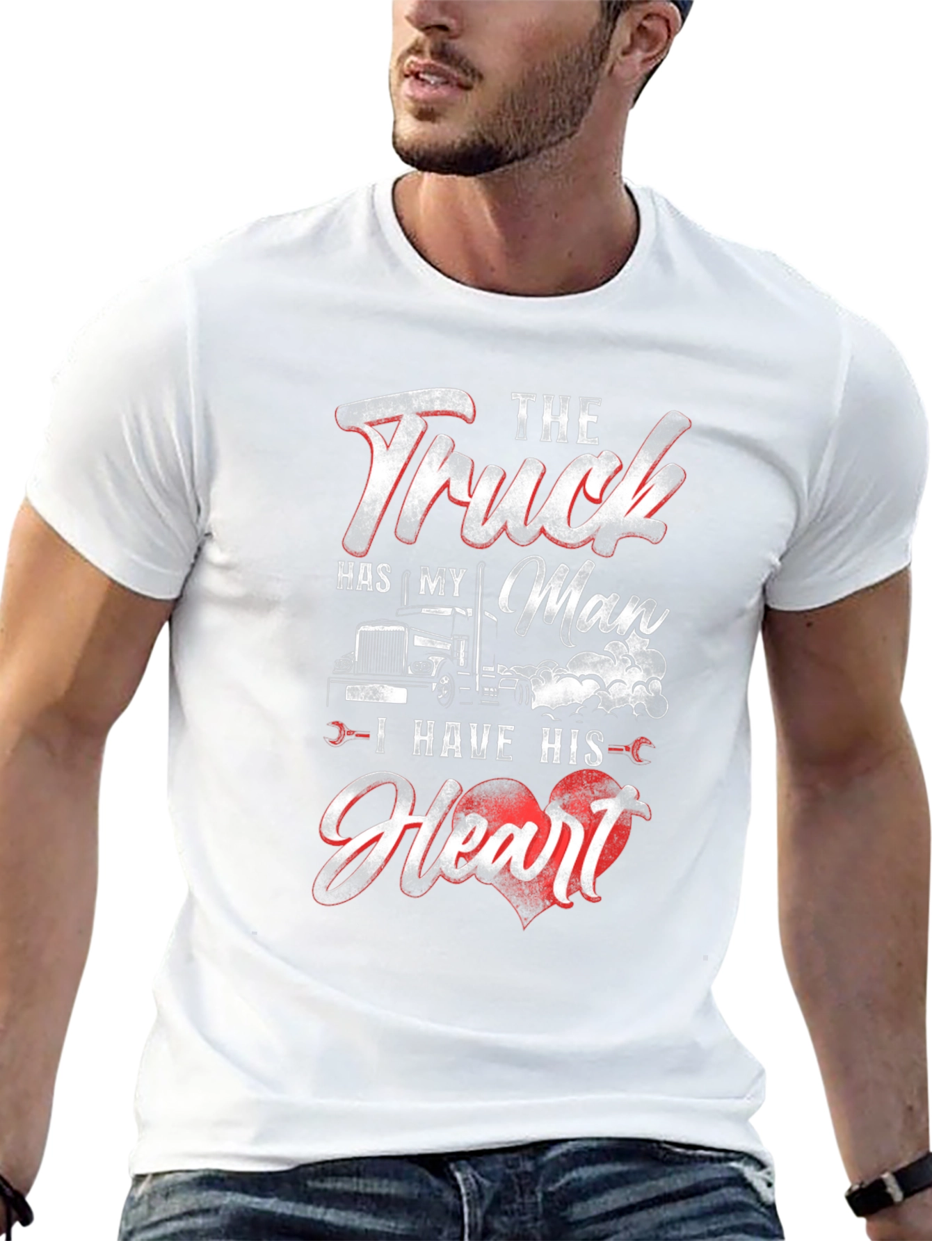 Truckers Heart T-Shirt - For The Trucking Life