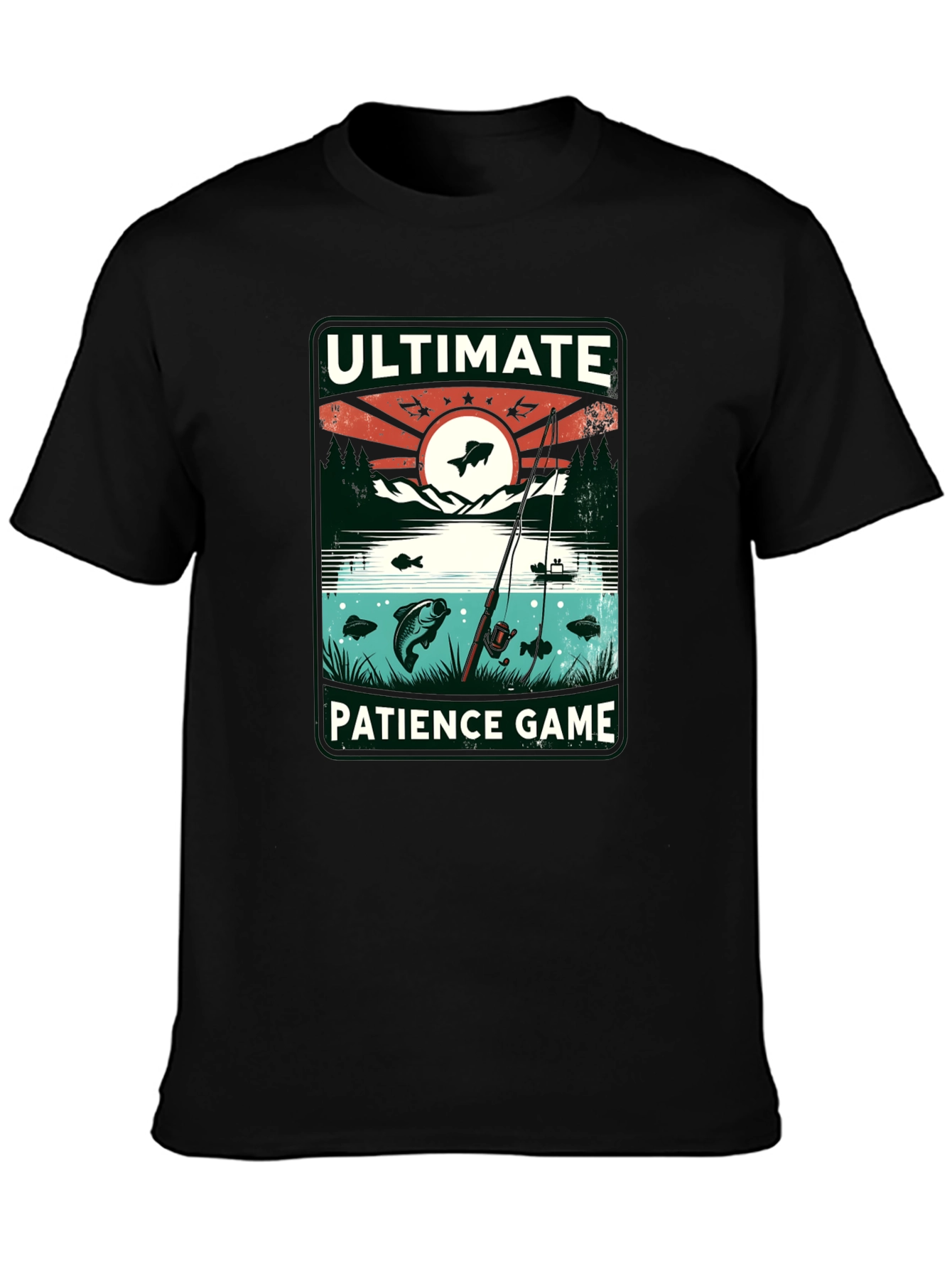 Ultimate Patience Game Fishing T-Shirt