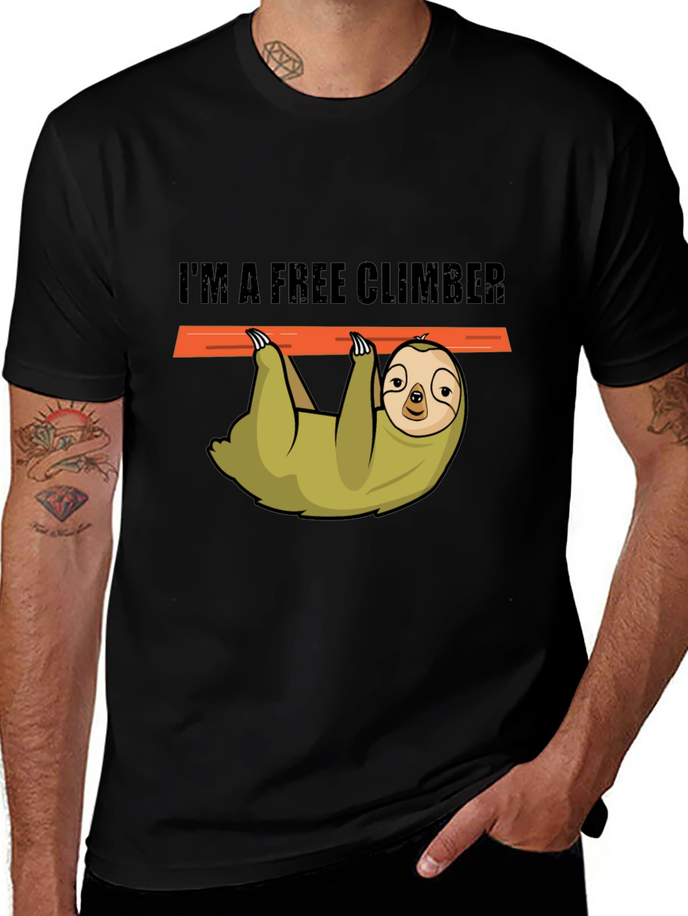 Im a Free Climber Sloth T-Shirt