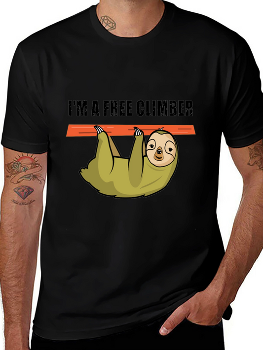 Im a Free Climber Sloth T-Shirt