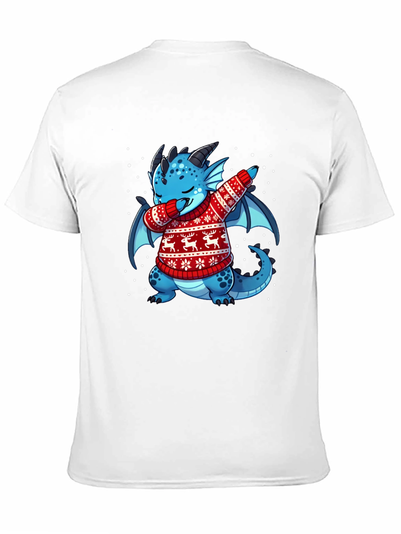 Dabbing Dragon Christmas T-Shirt