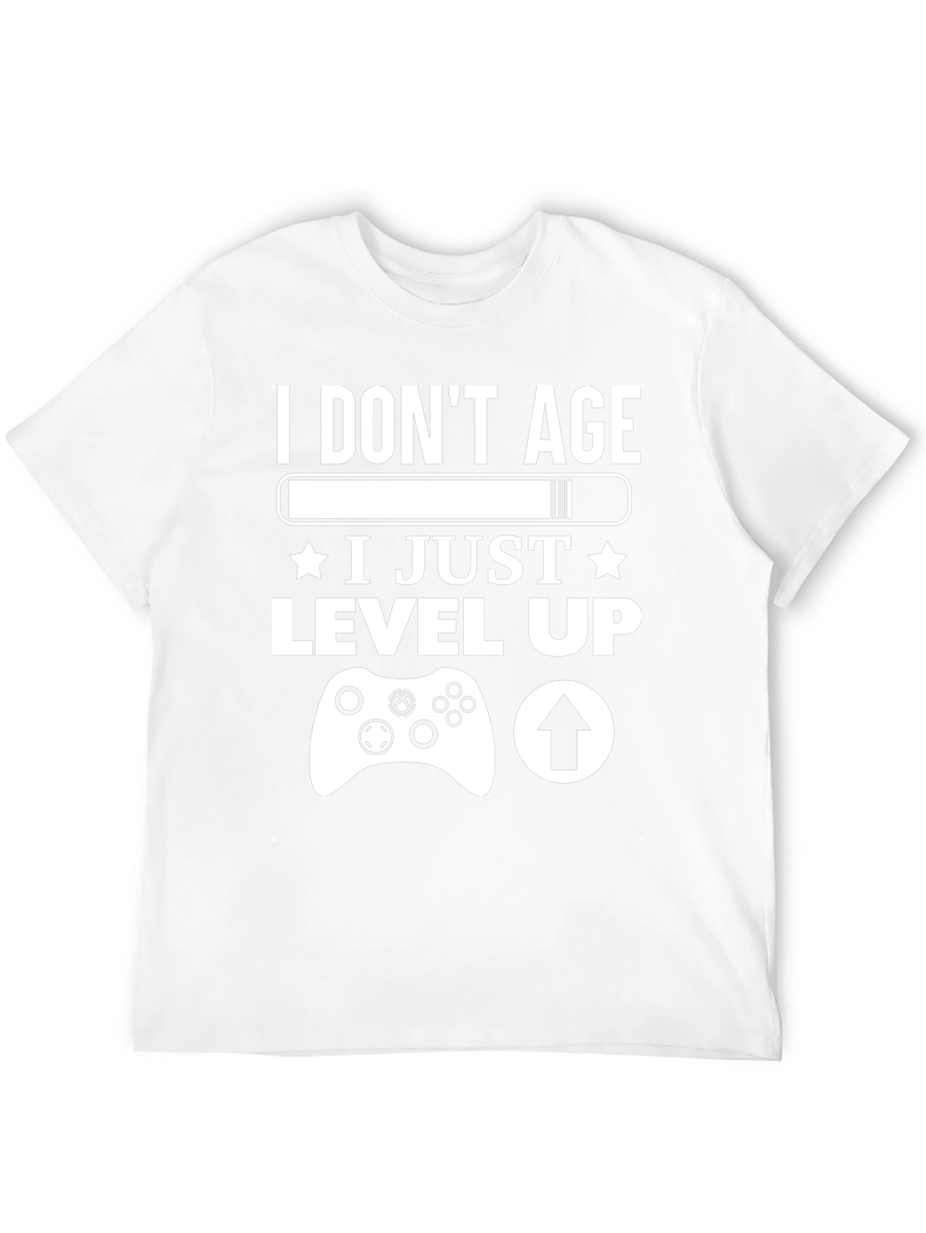 Level Up Gamer T-Shirt - Black Cotton Graphic Tee