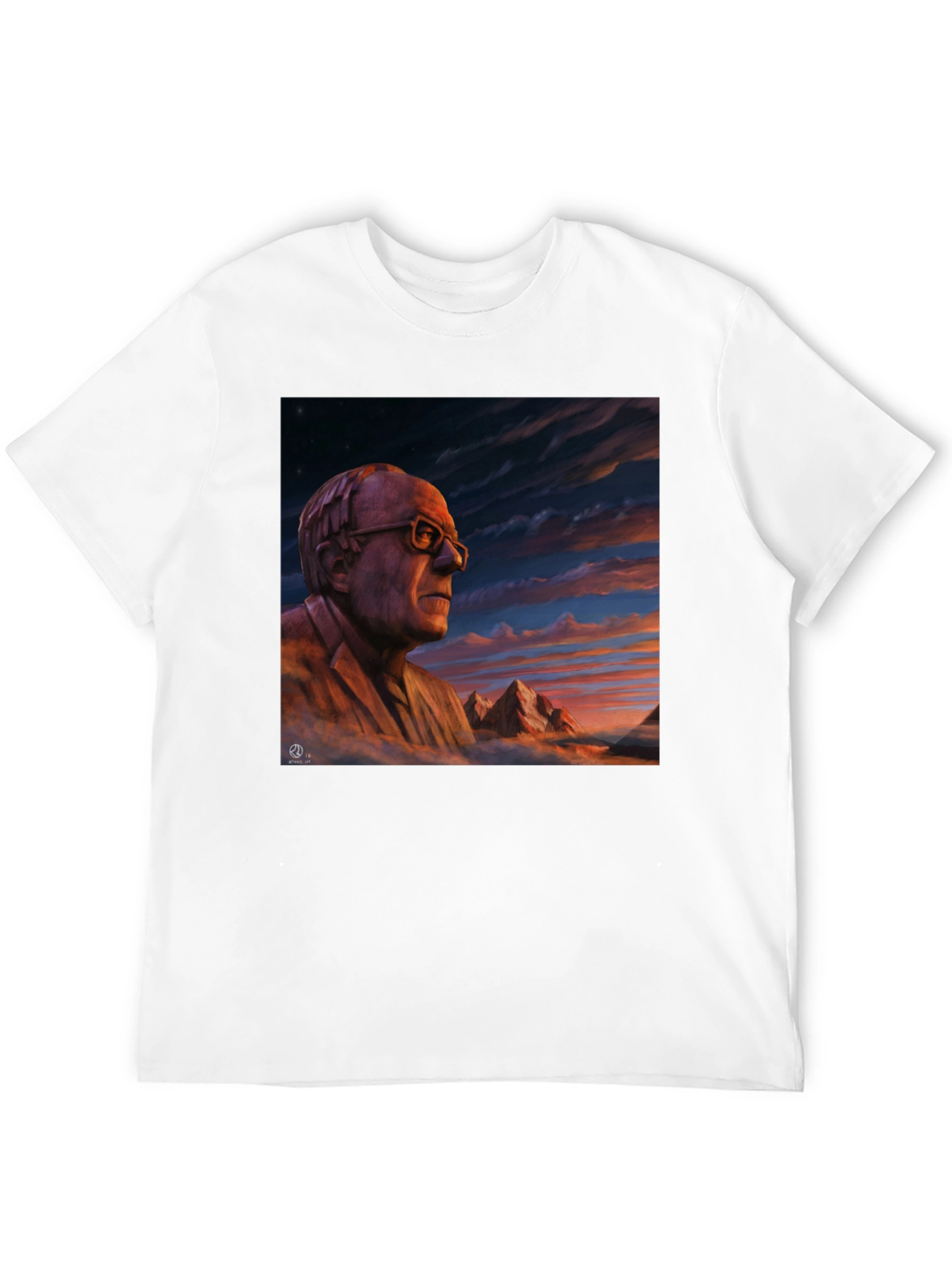 Artistic Portrait Graphic T-Shirt