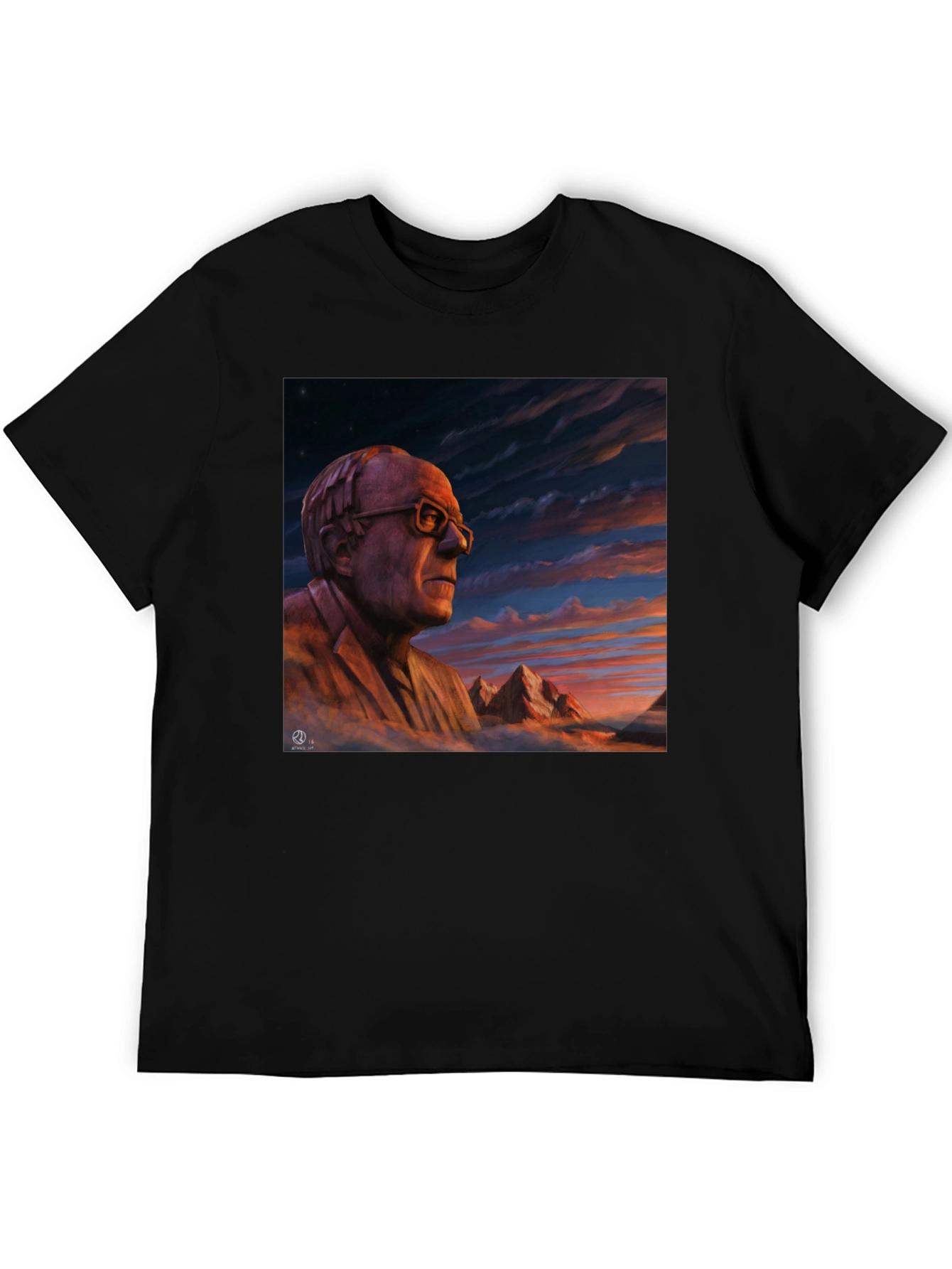 Artistic Portrait Graphic T-Shirt
