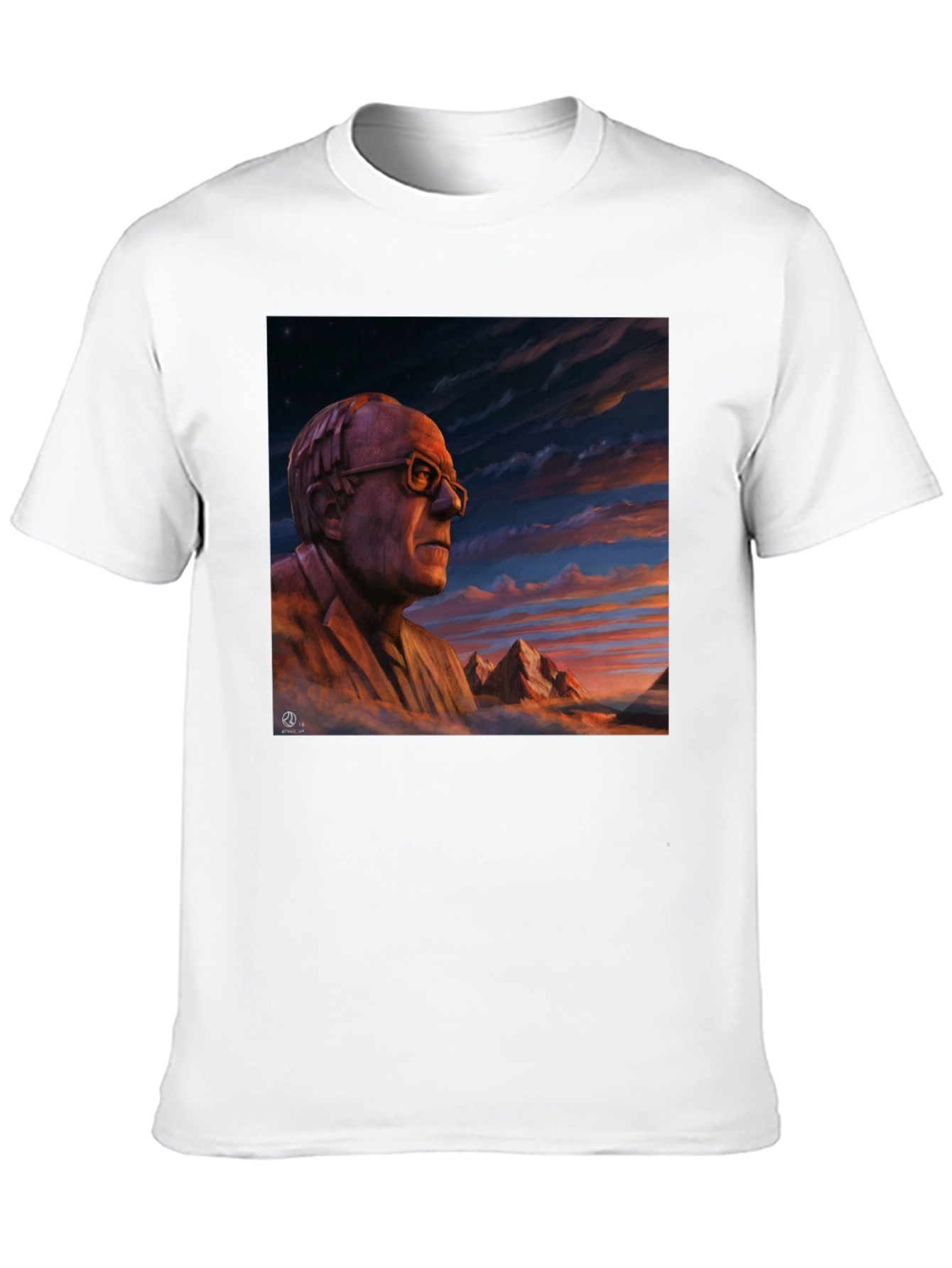 Artistic Portrait Graphic T-Shirt