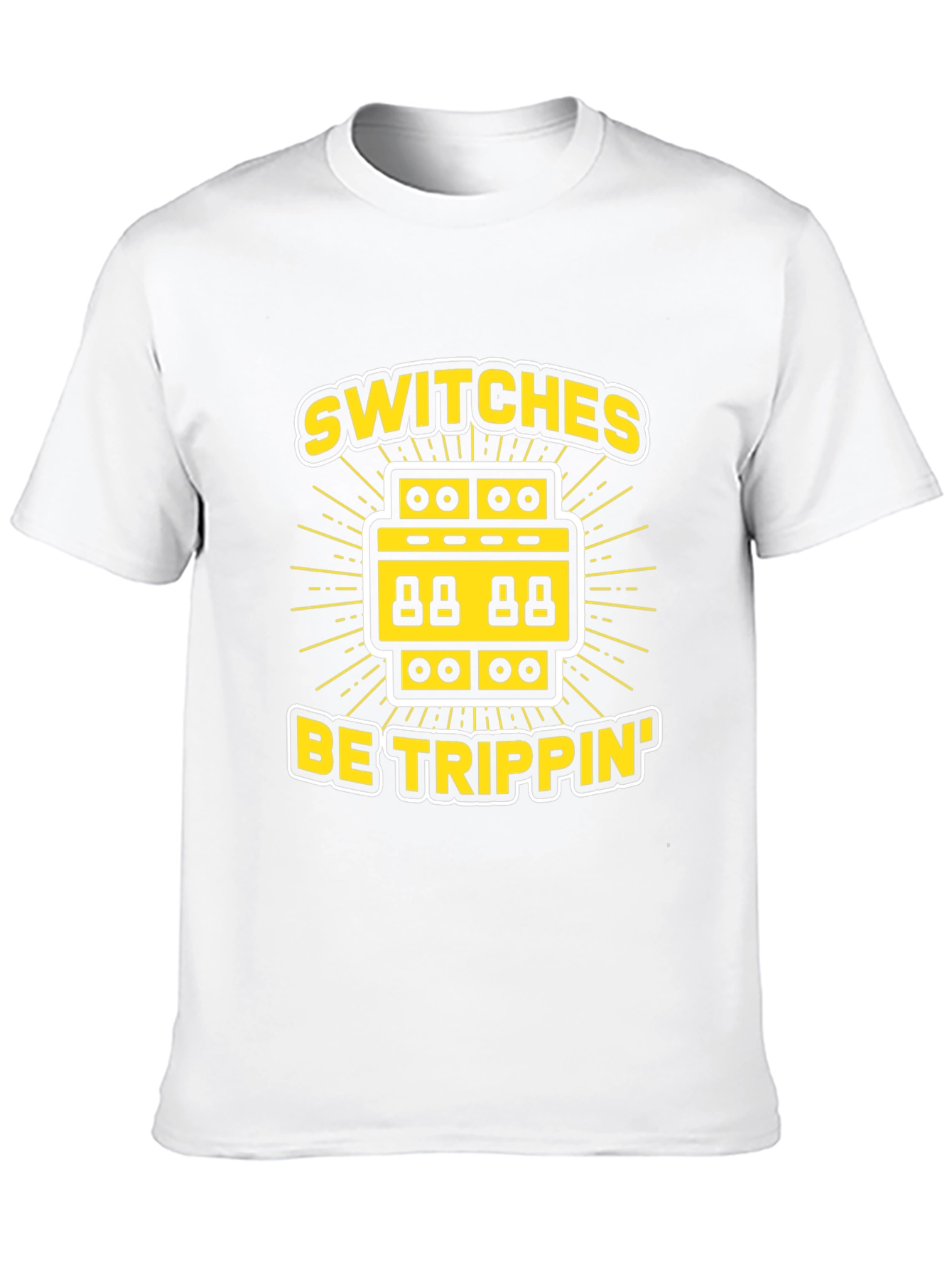 Switches Be Trippin Black Graphic T-Shirt