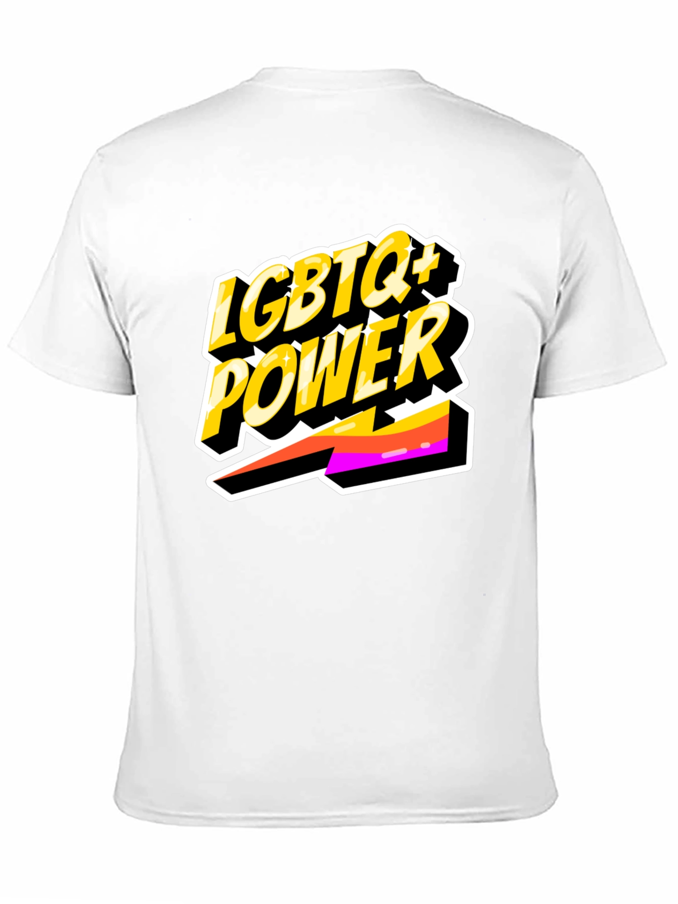 LGBTQ+ Power Tee - Black Pride Shirt