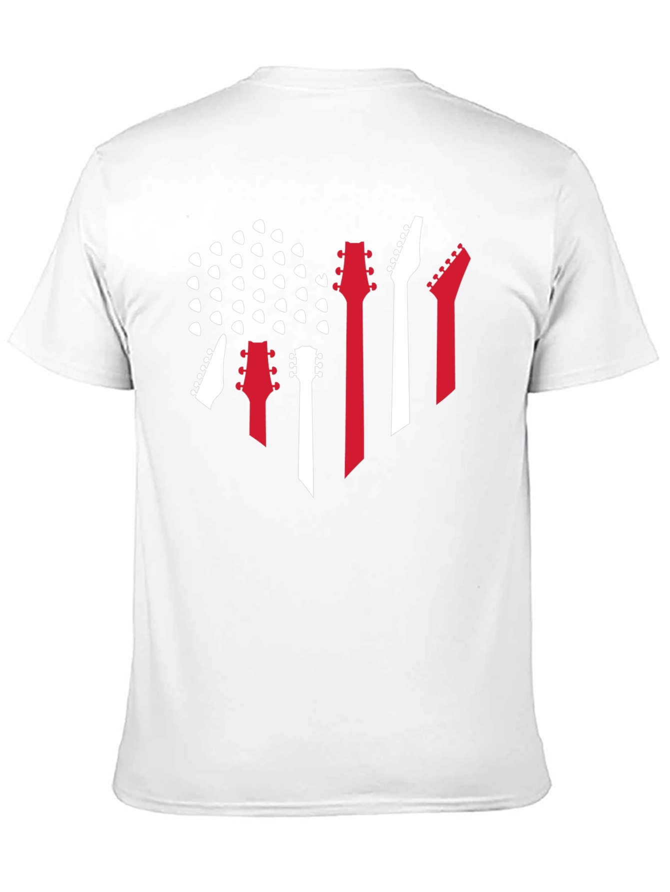 Guitar Flag Graphic Tee - Rock Music Fan