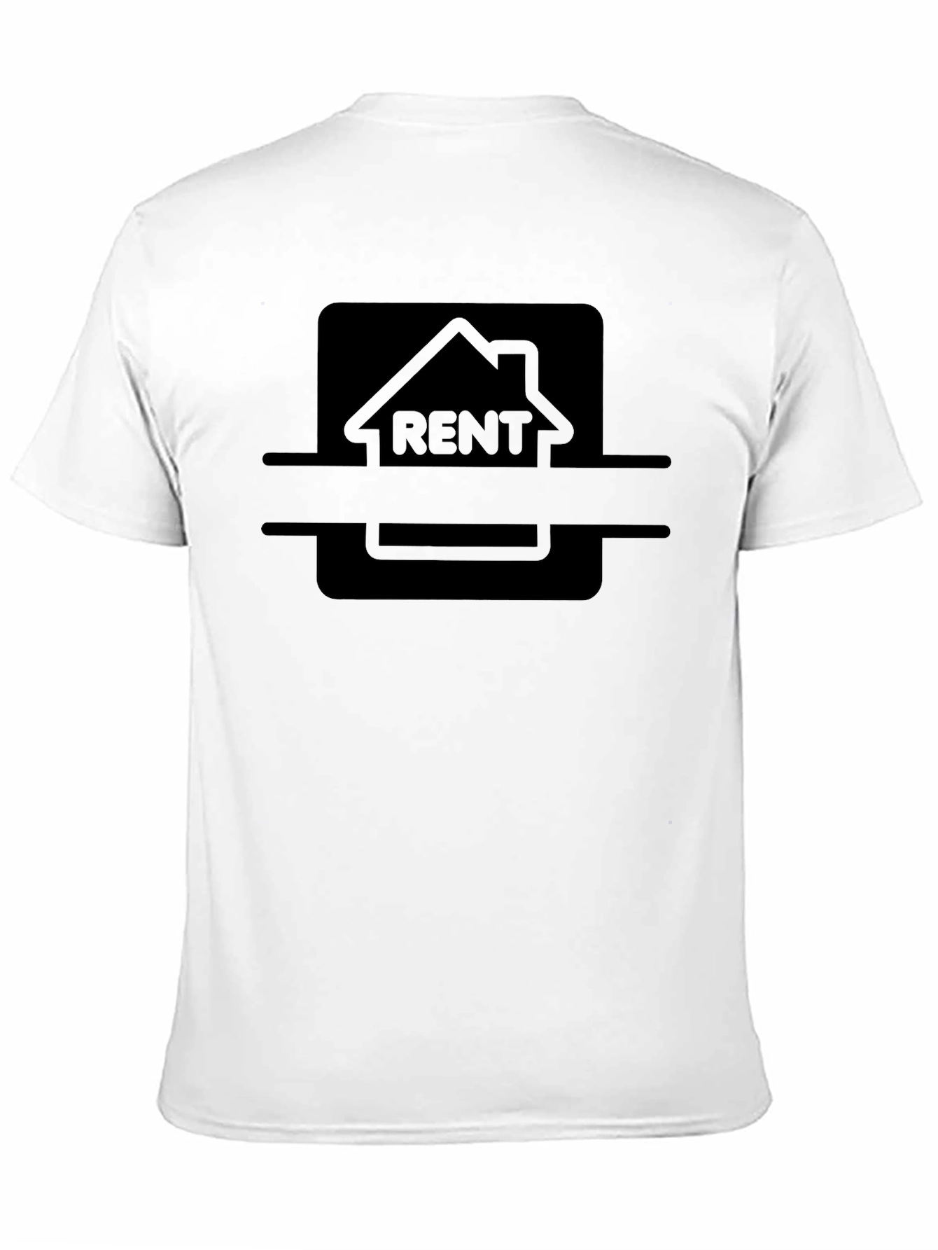 Rent House Graphic Black T-Shirt