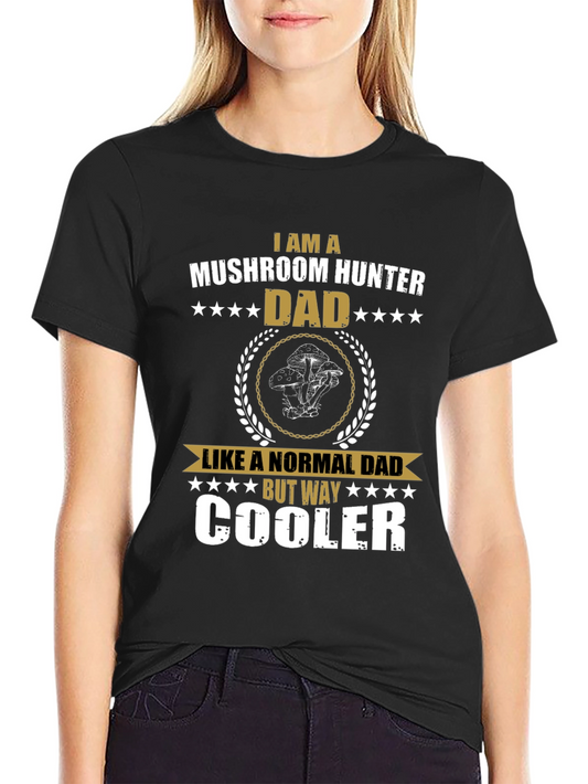 Mushroom Hunter Dad Graphic T-Shirt