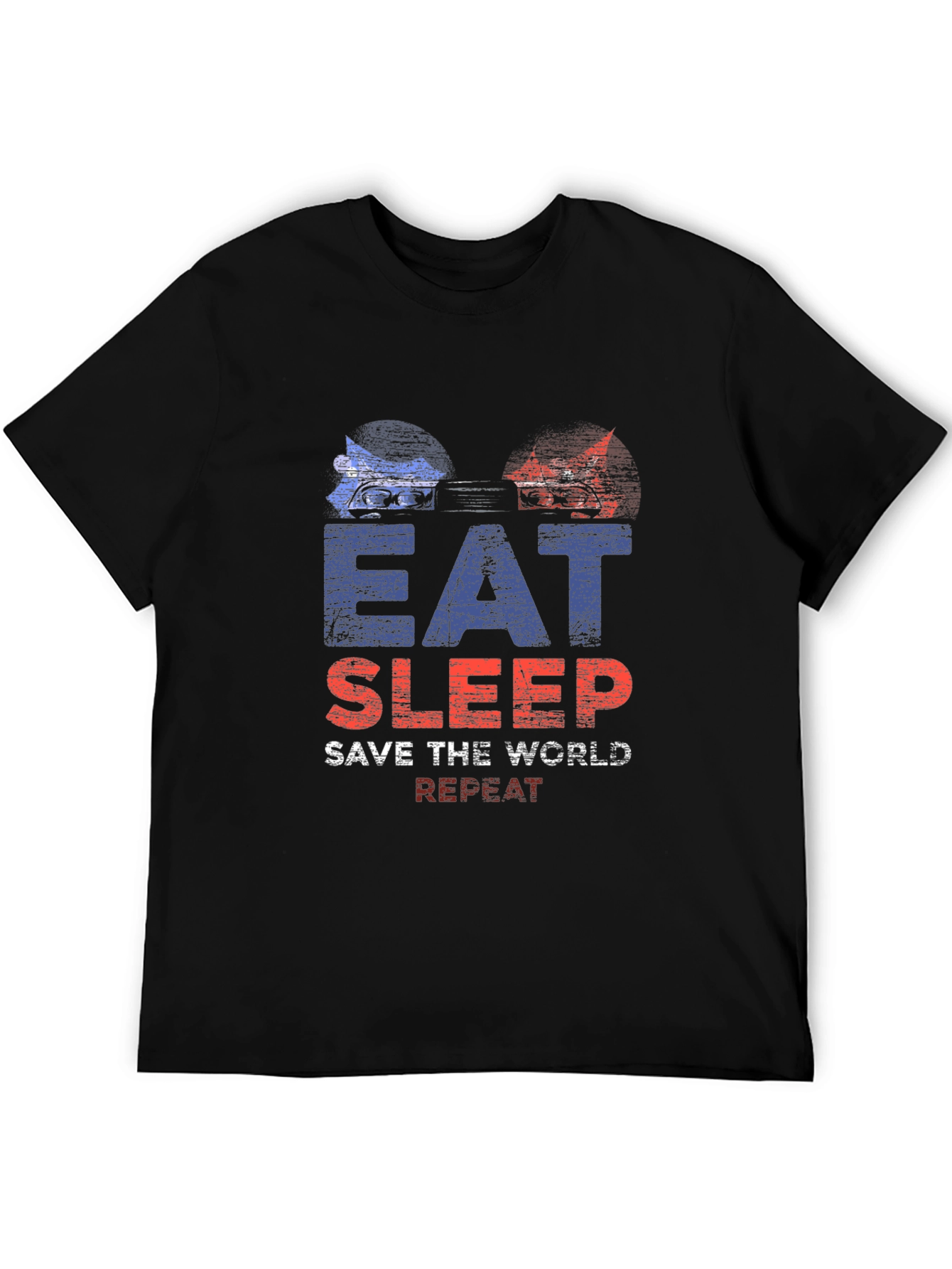 Eat Sleep Save The World Repeat T-Shirt
