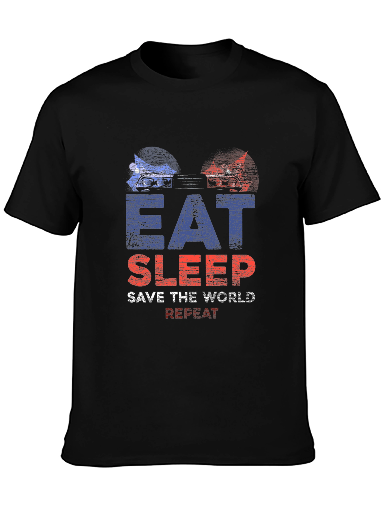 Eat Sleep Save The World Repeat T-Shirt