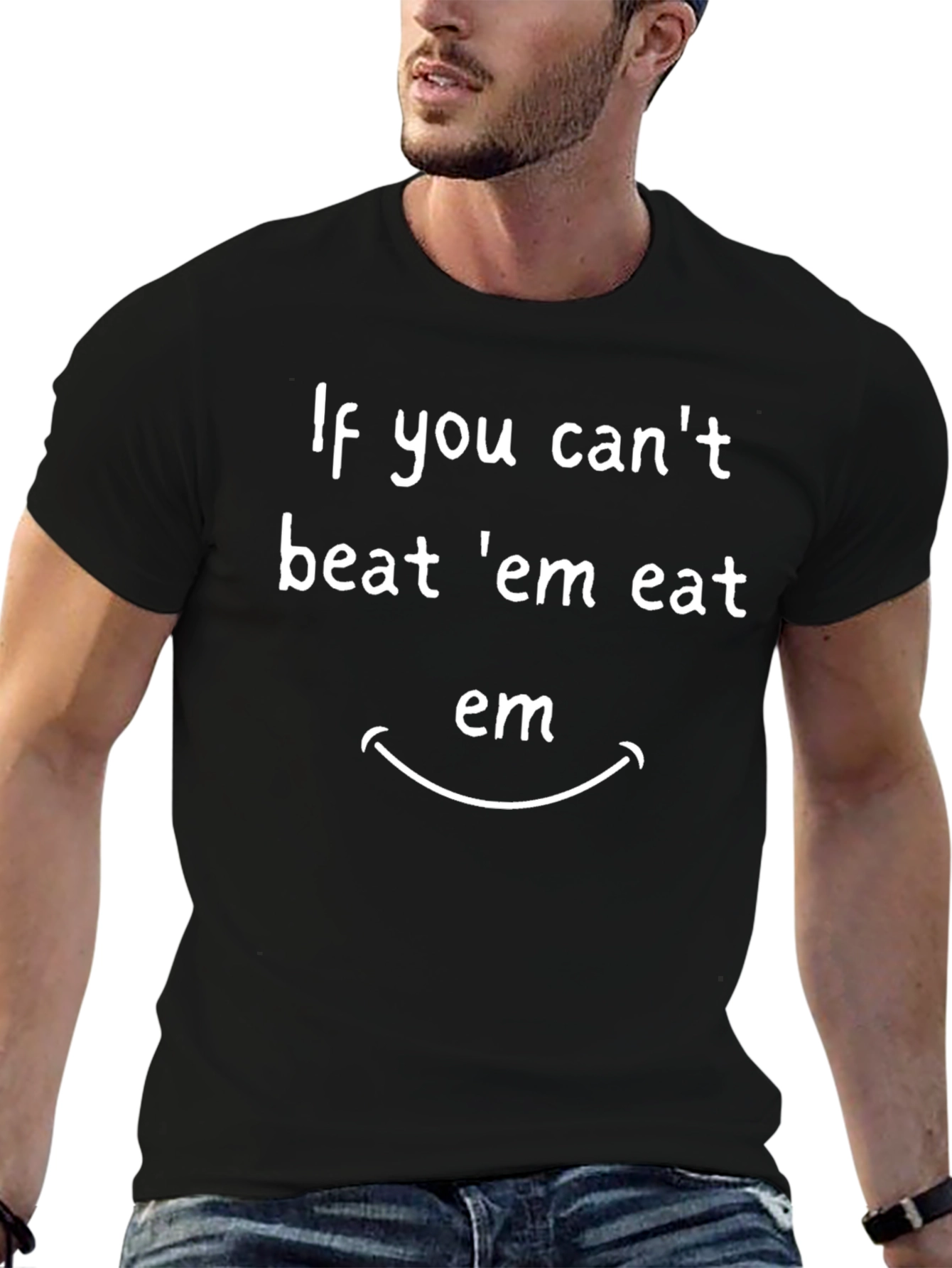 If You Cant Beat em Eat em Graphic T-Shirt