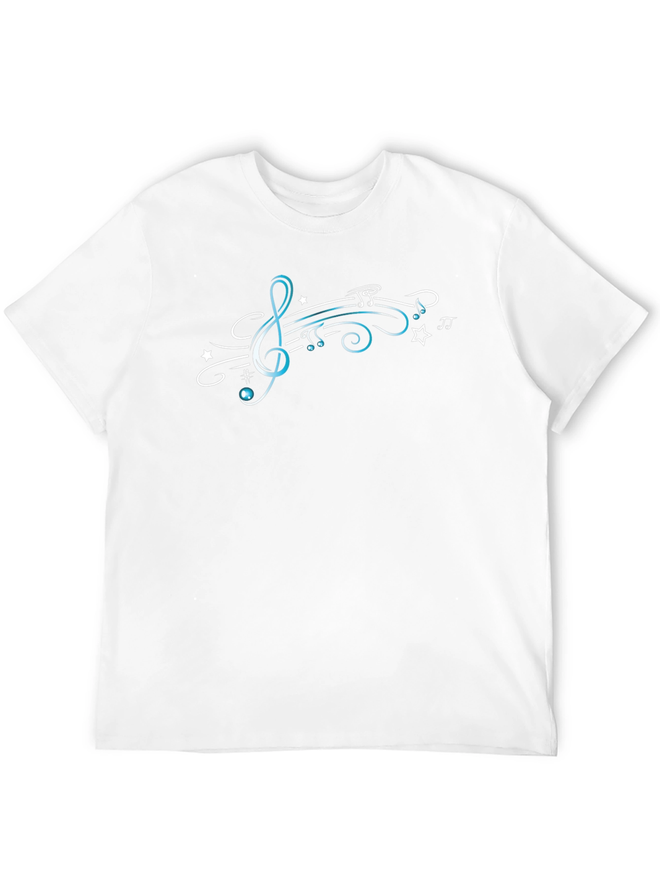 Music Note Treble Clef Graphic Tee
