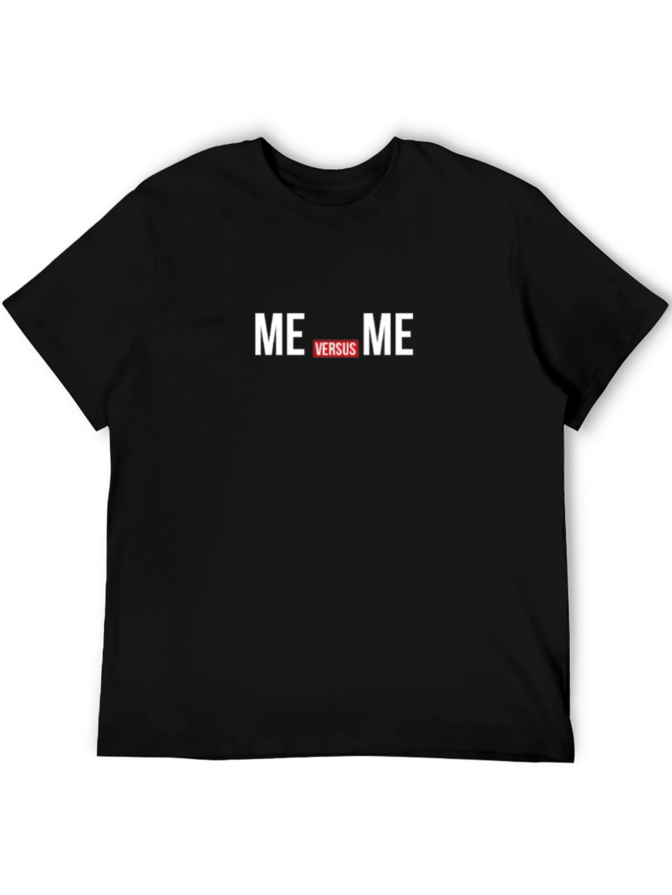 Me vs Me Graphic T-Shirt - Black