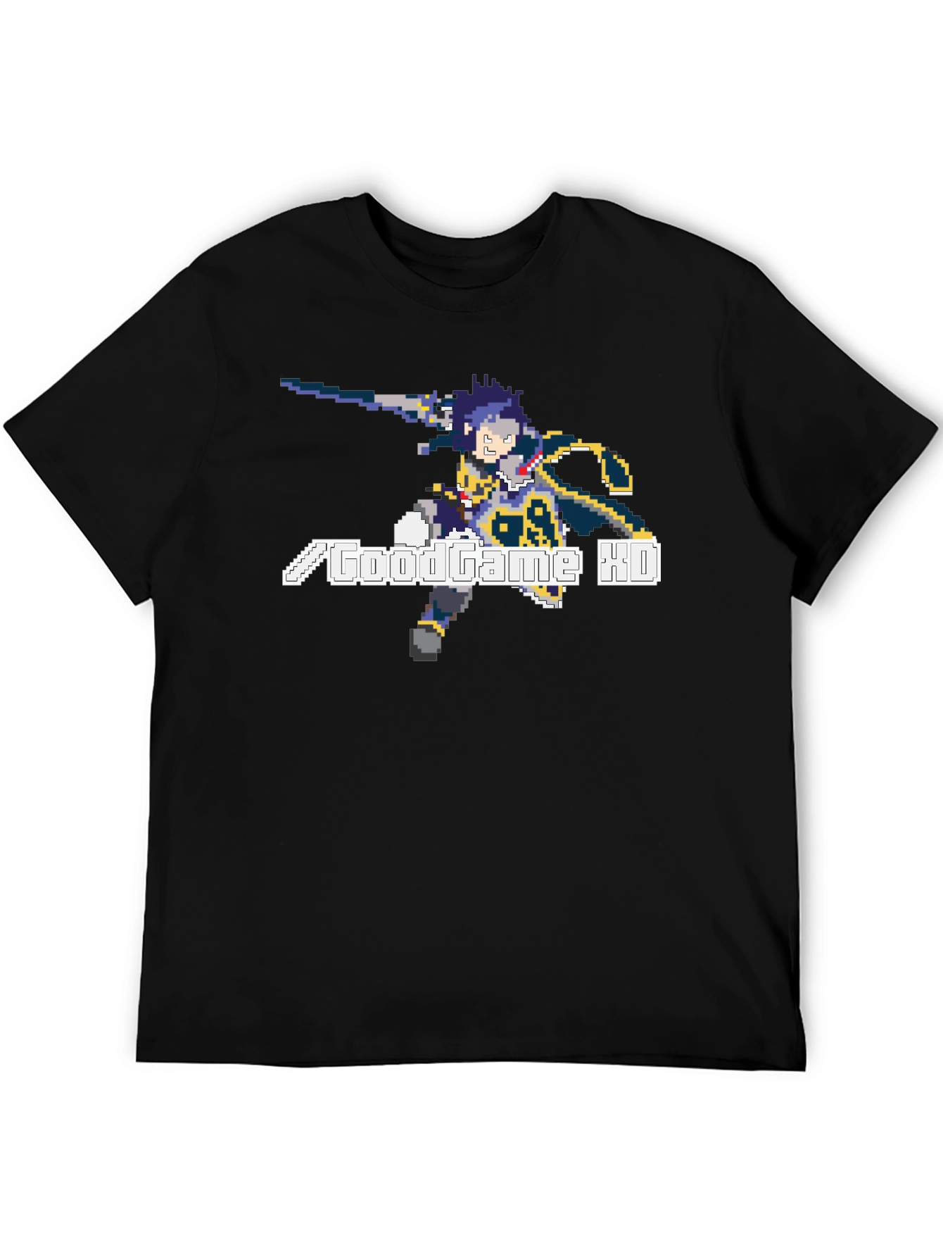 GoodGame XD T-Shirt - Black Pixel Art