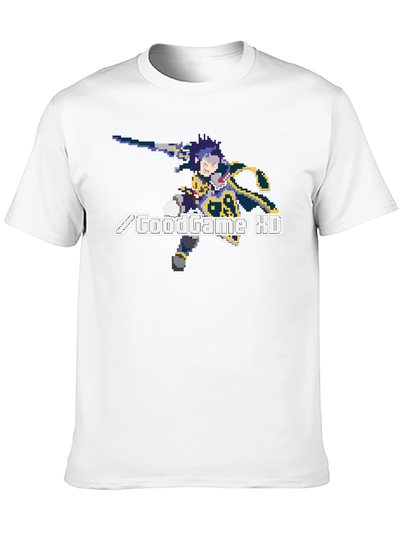 GoodGame XD T-Shirt - Black Pixel Art