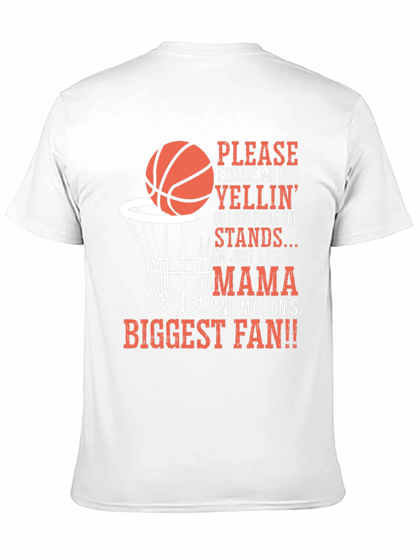 Proud Basketball Mama Graphic T-Shirt