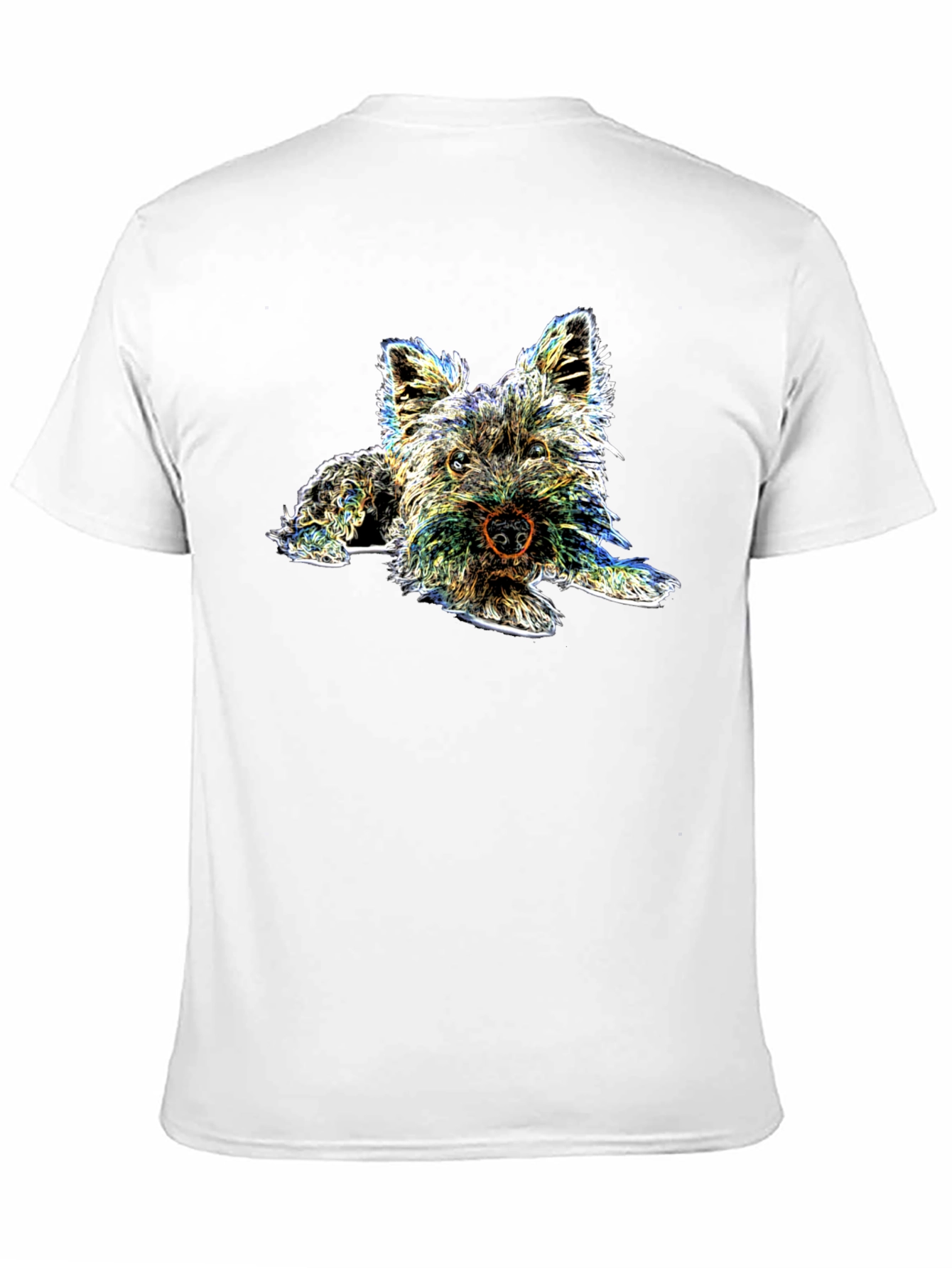 Dog Graphic T-Shirt - Black
