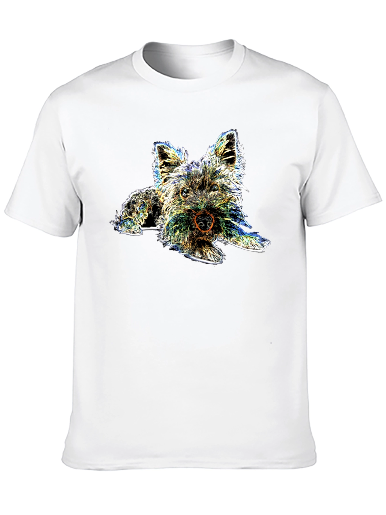 Dog Graphic T-Shirt - Black