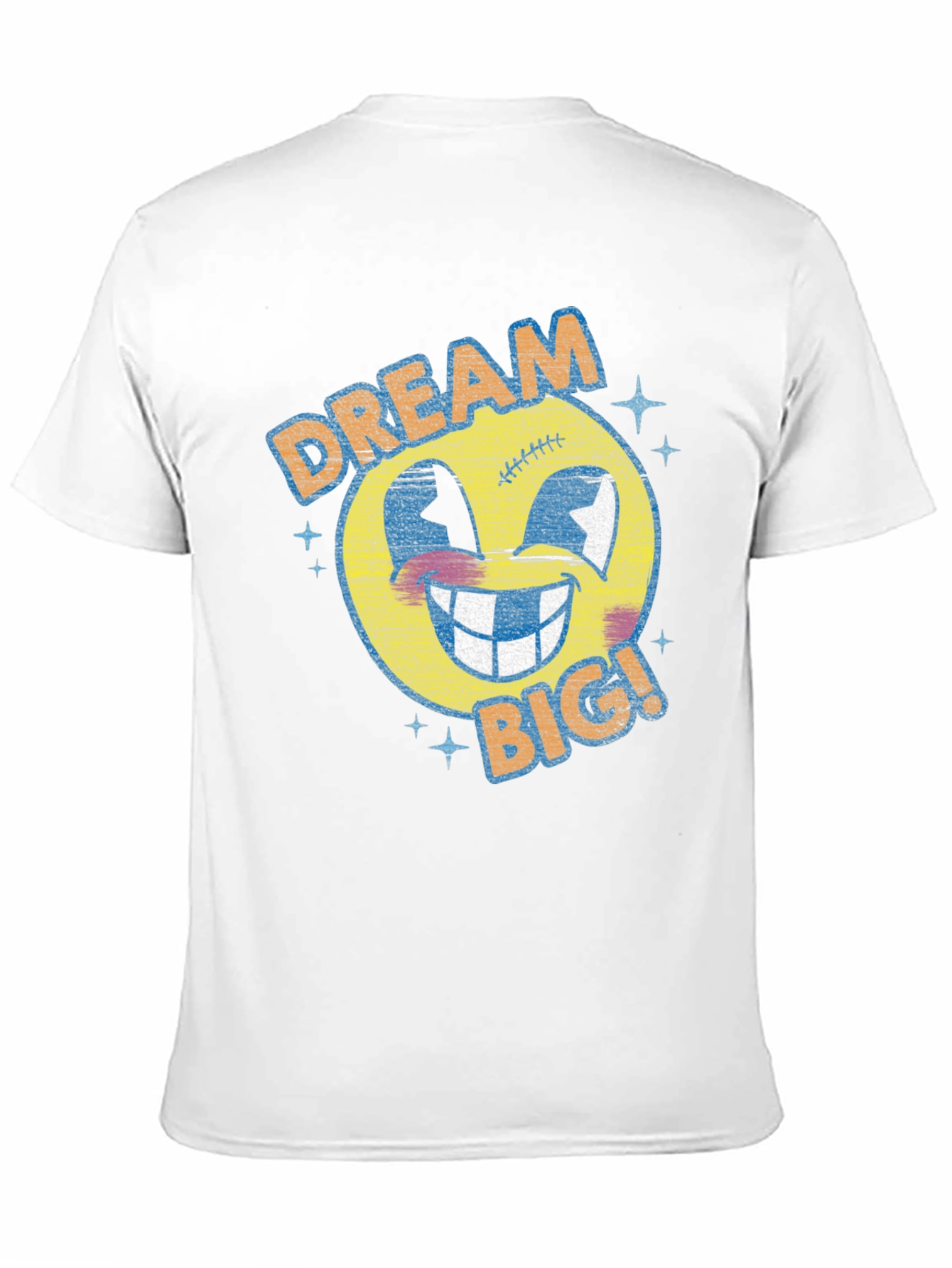 Dream Big Graphic Tee - Retro Emoji T-Shirt